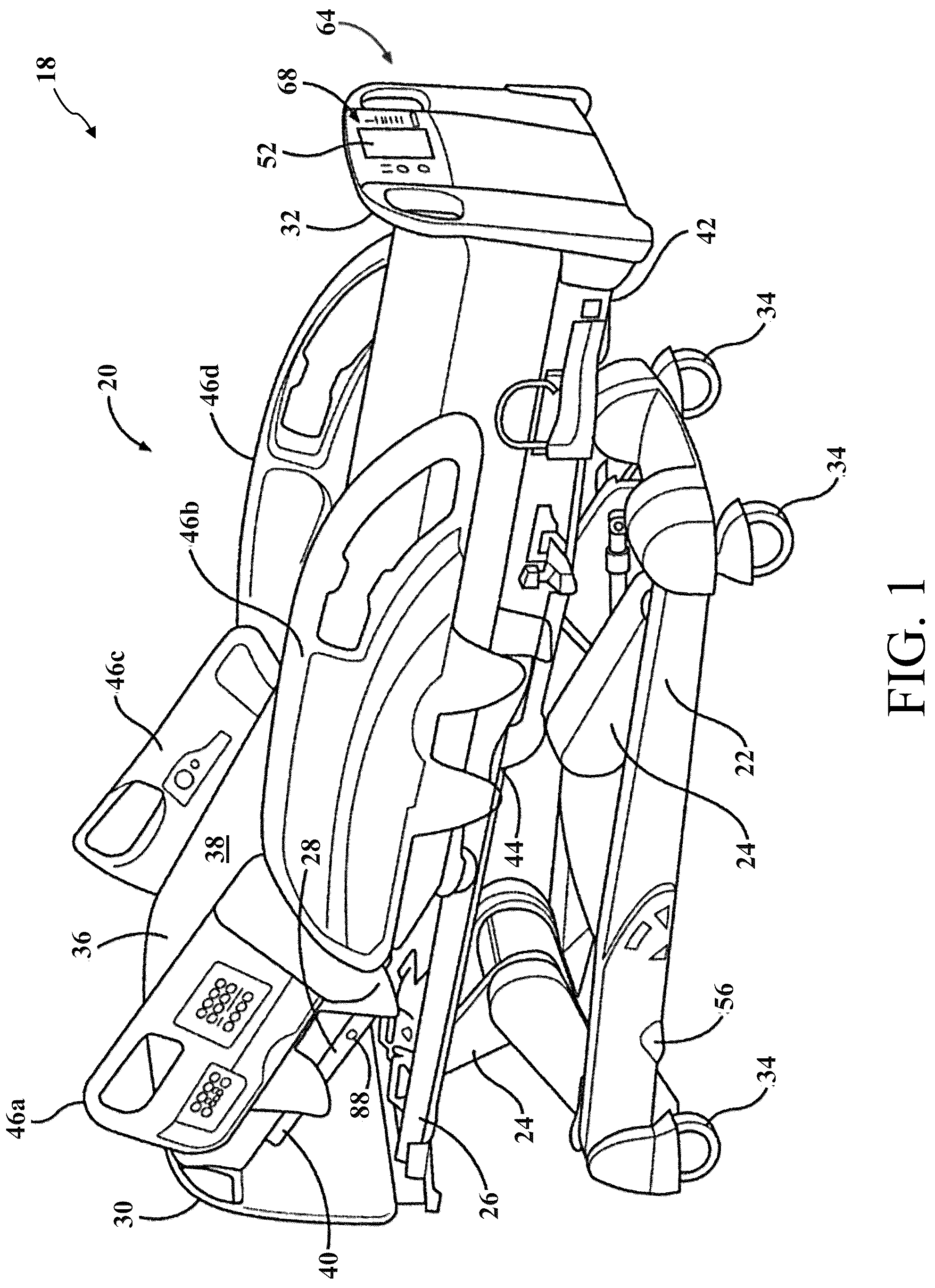 Patent US12174057 — Systems and methods for a user interface for calibrating a load cell — Figure 1