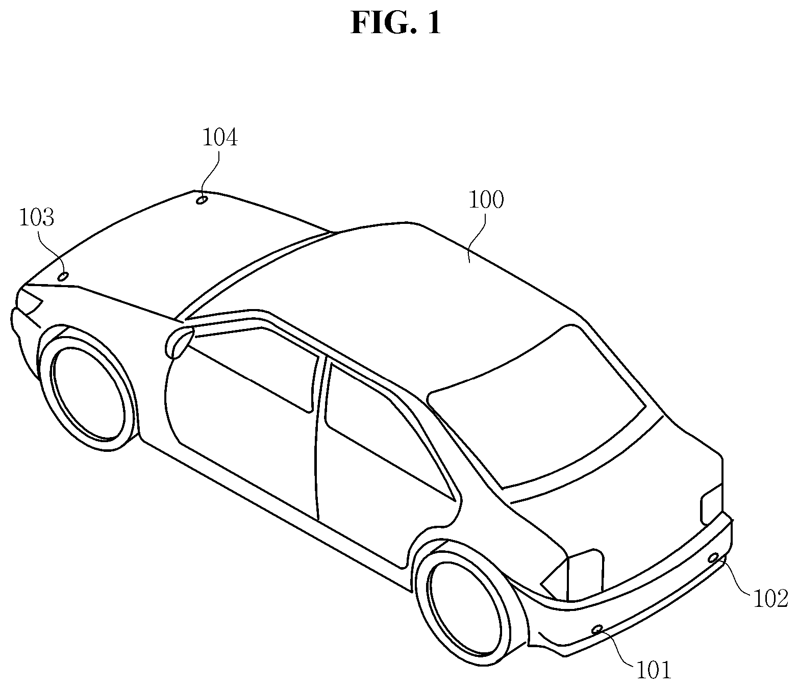 Patent US12174060 Figure 1 – Method and apparatus for sensing impact on vehicle based on acoustic sensor and acceleration sensor