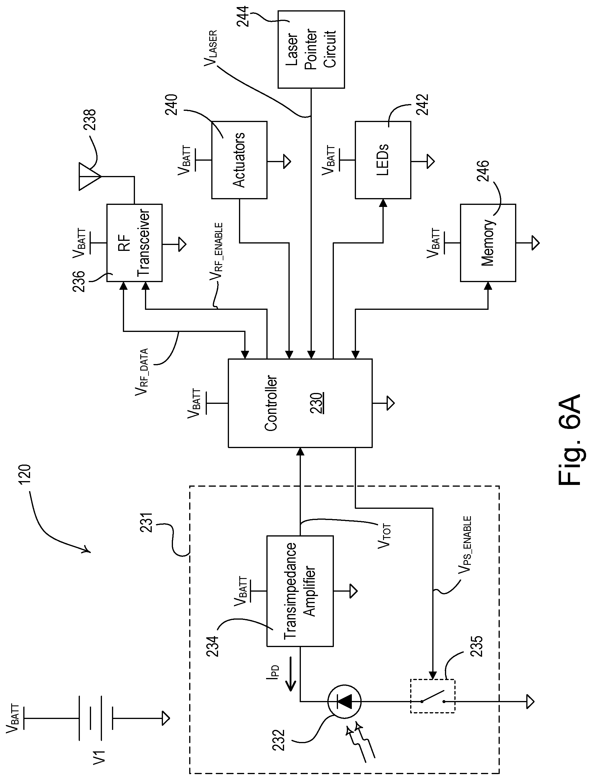 Patent US12174061 Figure 6 – Wireless battery-powered daylight sensor