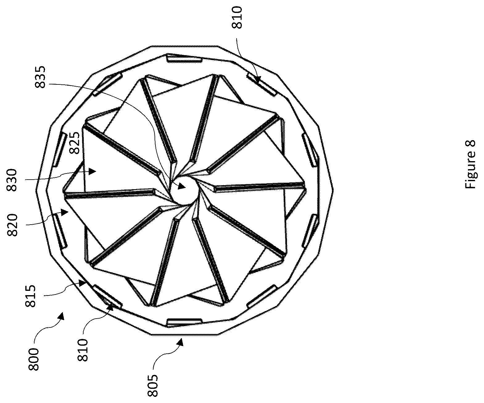 Patent US12174062 Figure 8 – Sensor element suspension