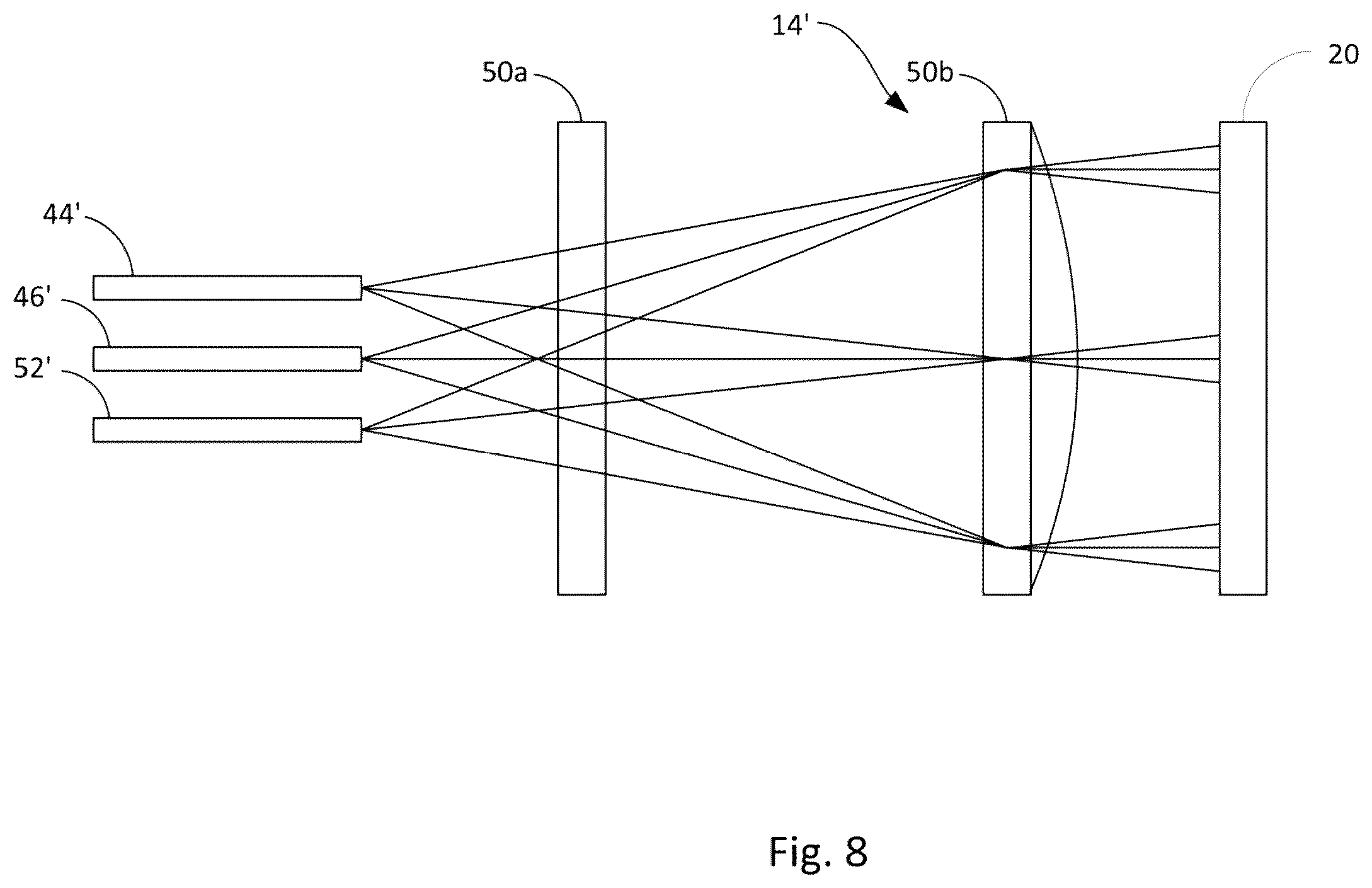 Patent US12174069 Figure 7 – Multichannel spectrophotometer using linear variable filter sensor