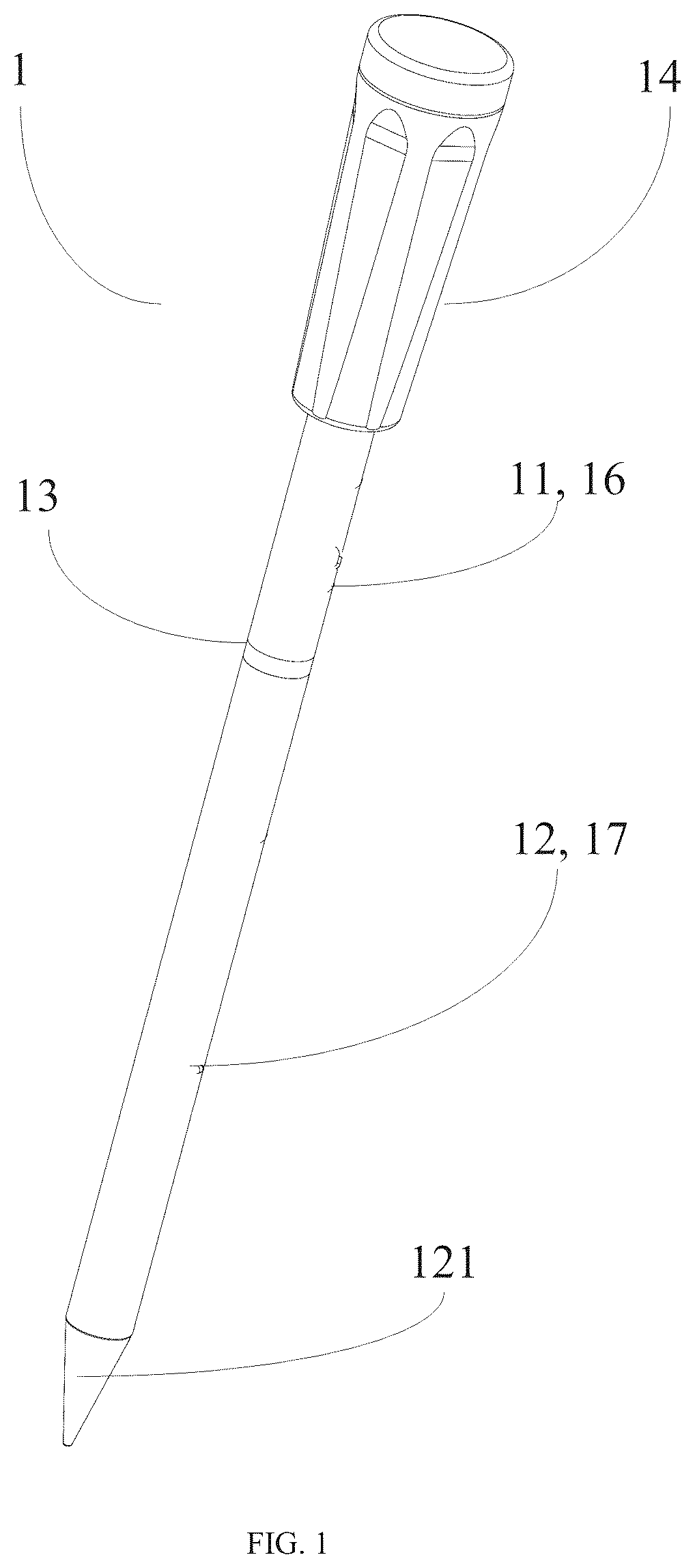 Patent US12174075 Figure 1 – Temperature measurement device