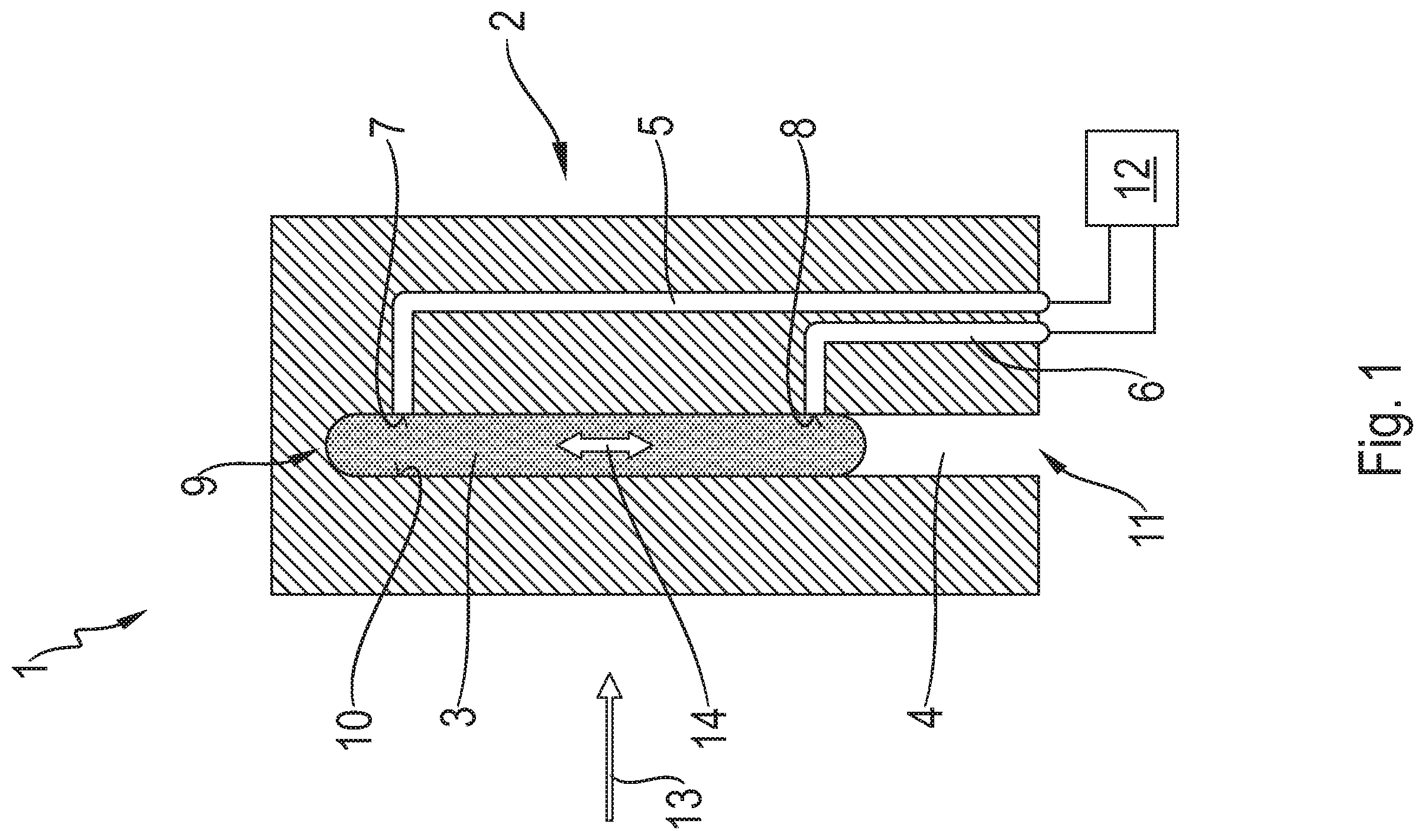 Patent US12174078 Figure 1 – Method for producing a sensor device and component and/or chassis component comprising a sensor device of this kind