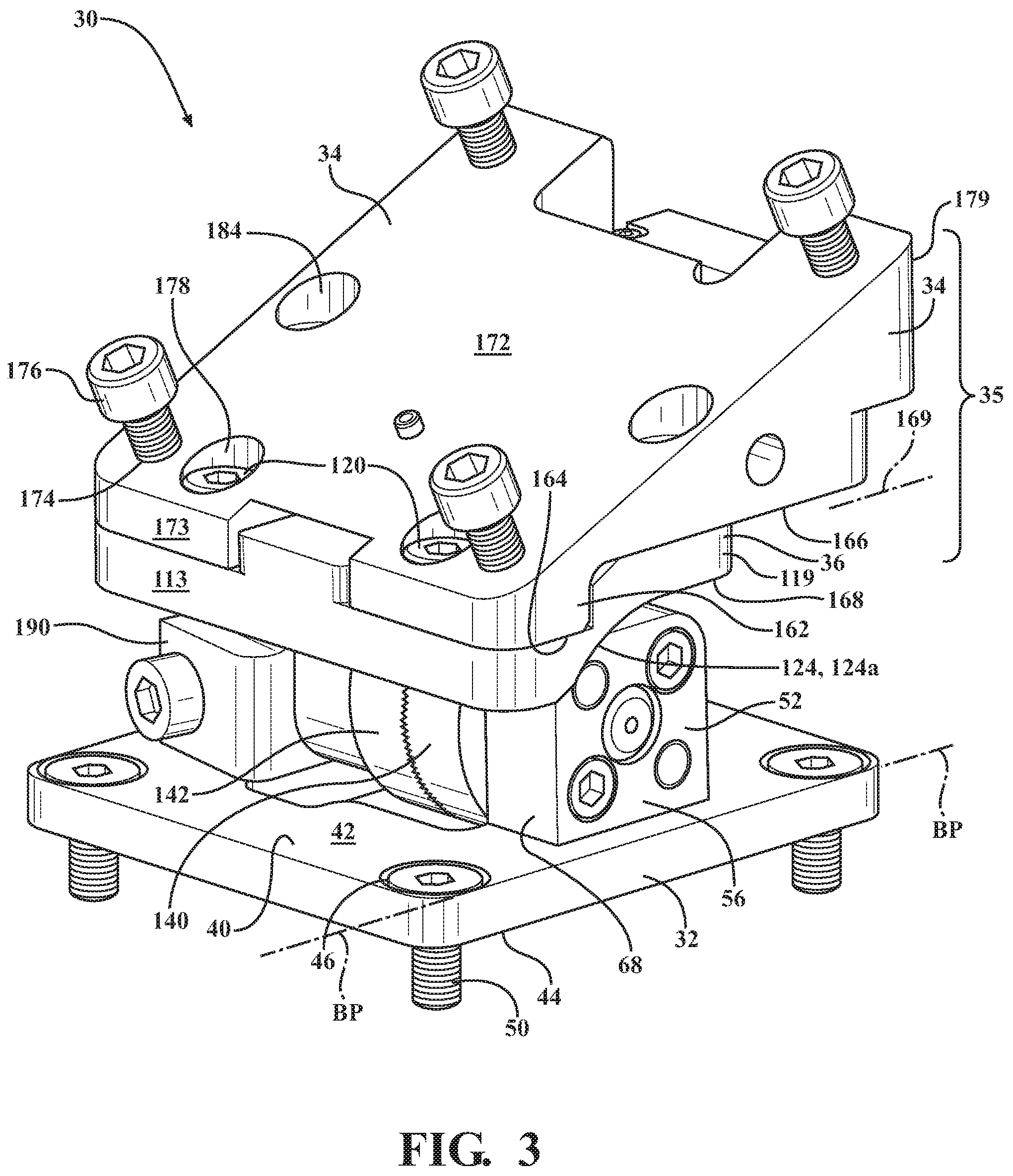 Patent US12174087 Figure 4 – Neck bracket design for anthropomorphic test device in multiple reclined seating postures