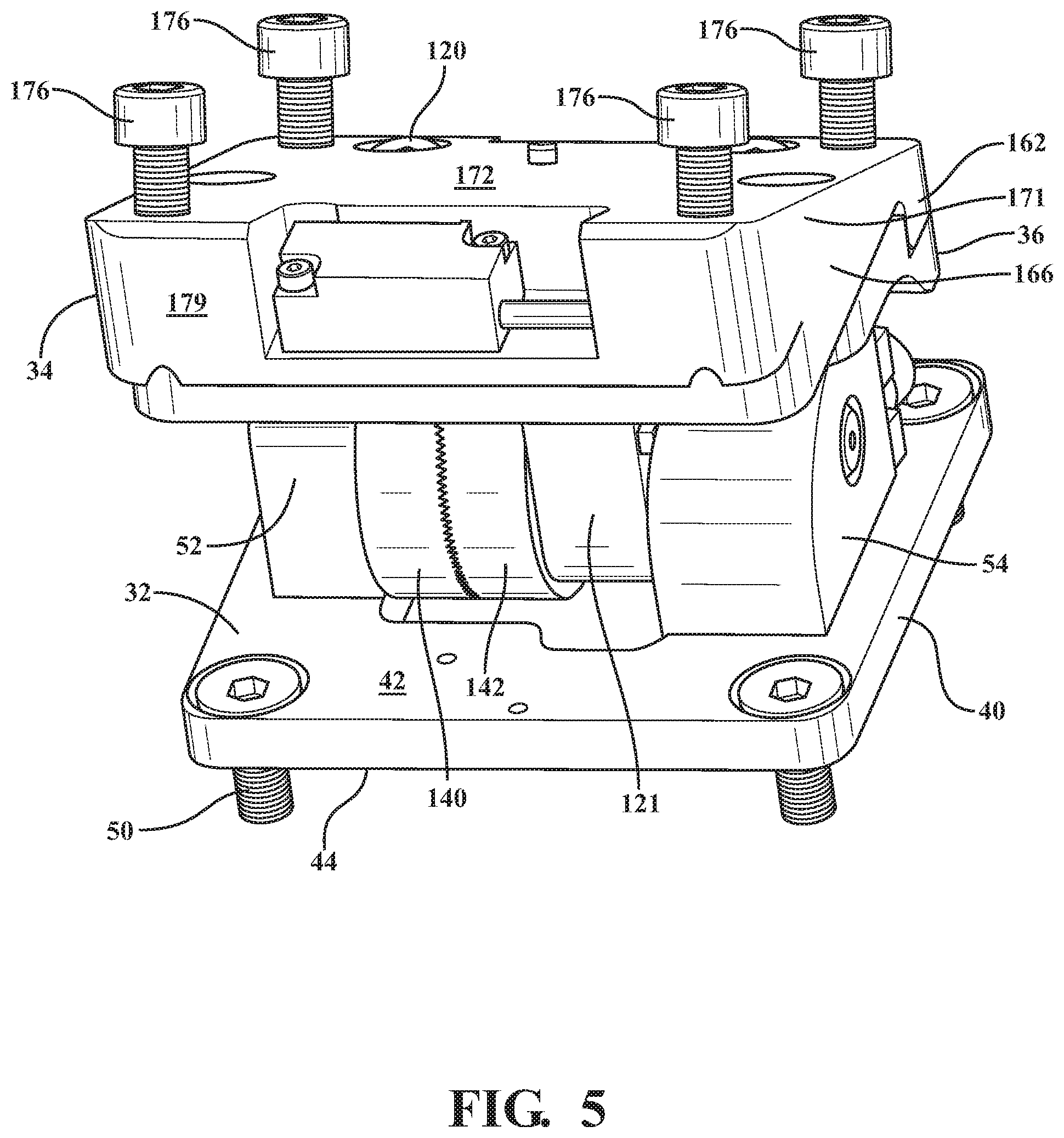 Patent US12174087 Figure 6 – Neck bracket design for anthropomorphic test device in multiple reclined seating postures