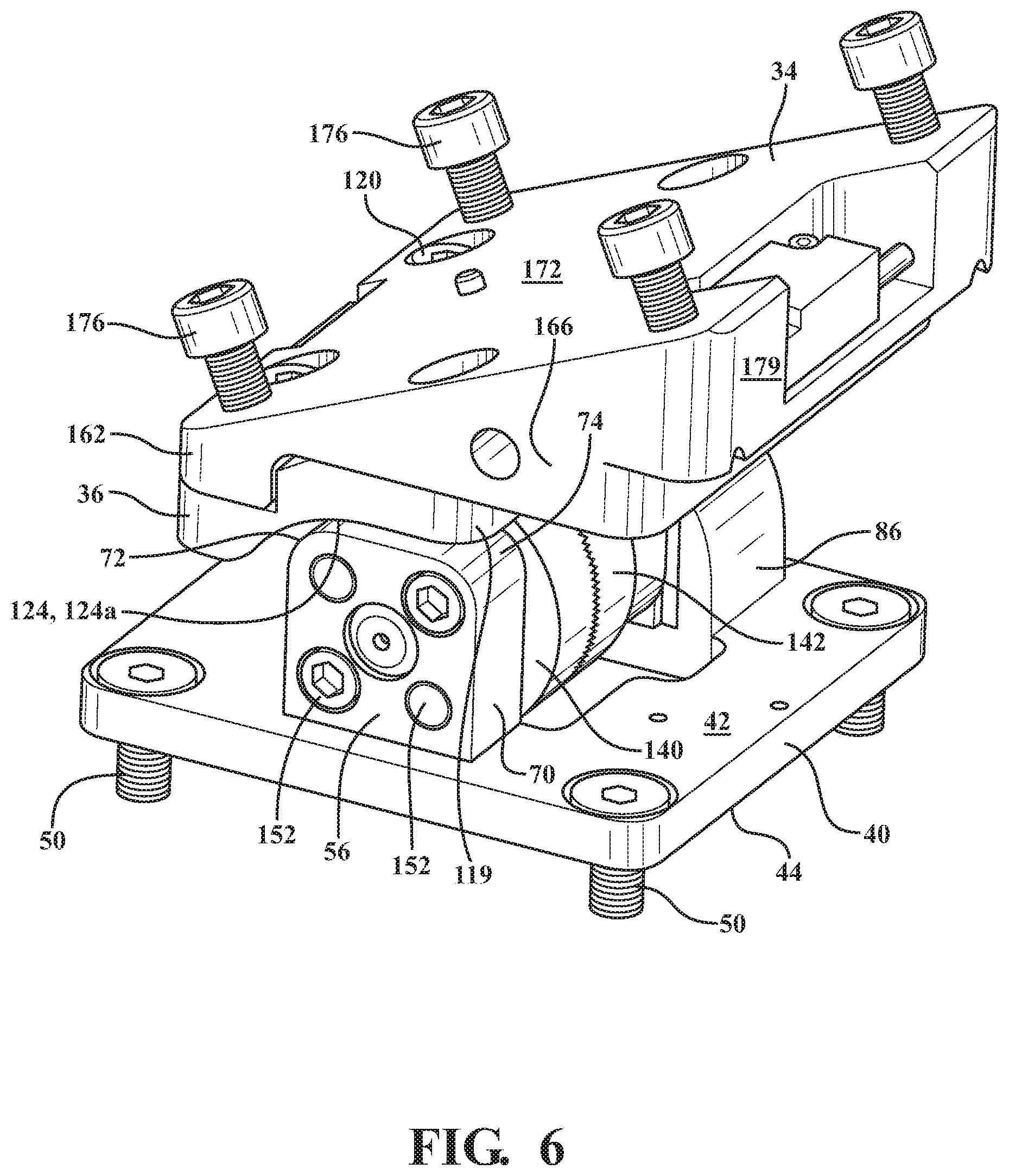 Patent US12174087 Figure 7 – Neck bracket design for anthropomorphic test device in multiple reclined seating postures