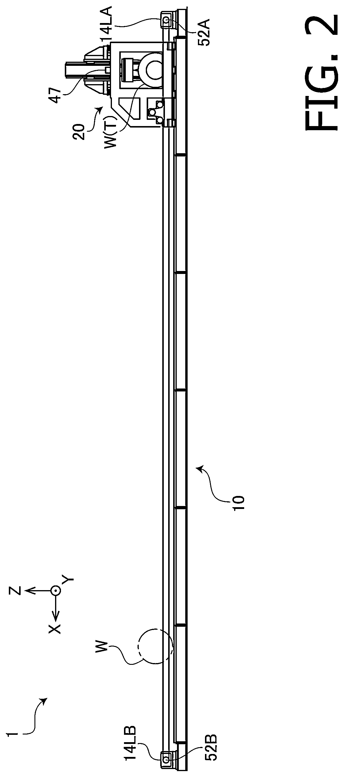 Patent US12174089 Figure 2 – Tire testing device