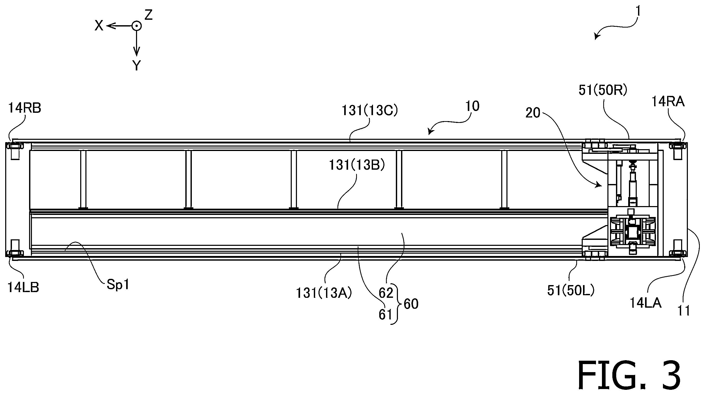 Patent US12174089 Figure 3 – Tire testing device