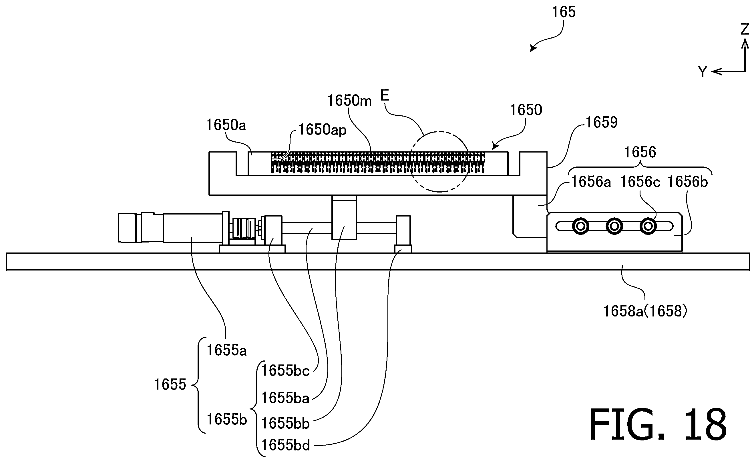 Patent US12174089 Figure 18 – Tire testing device
