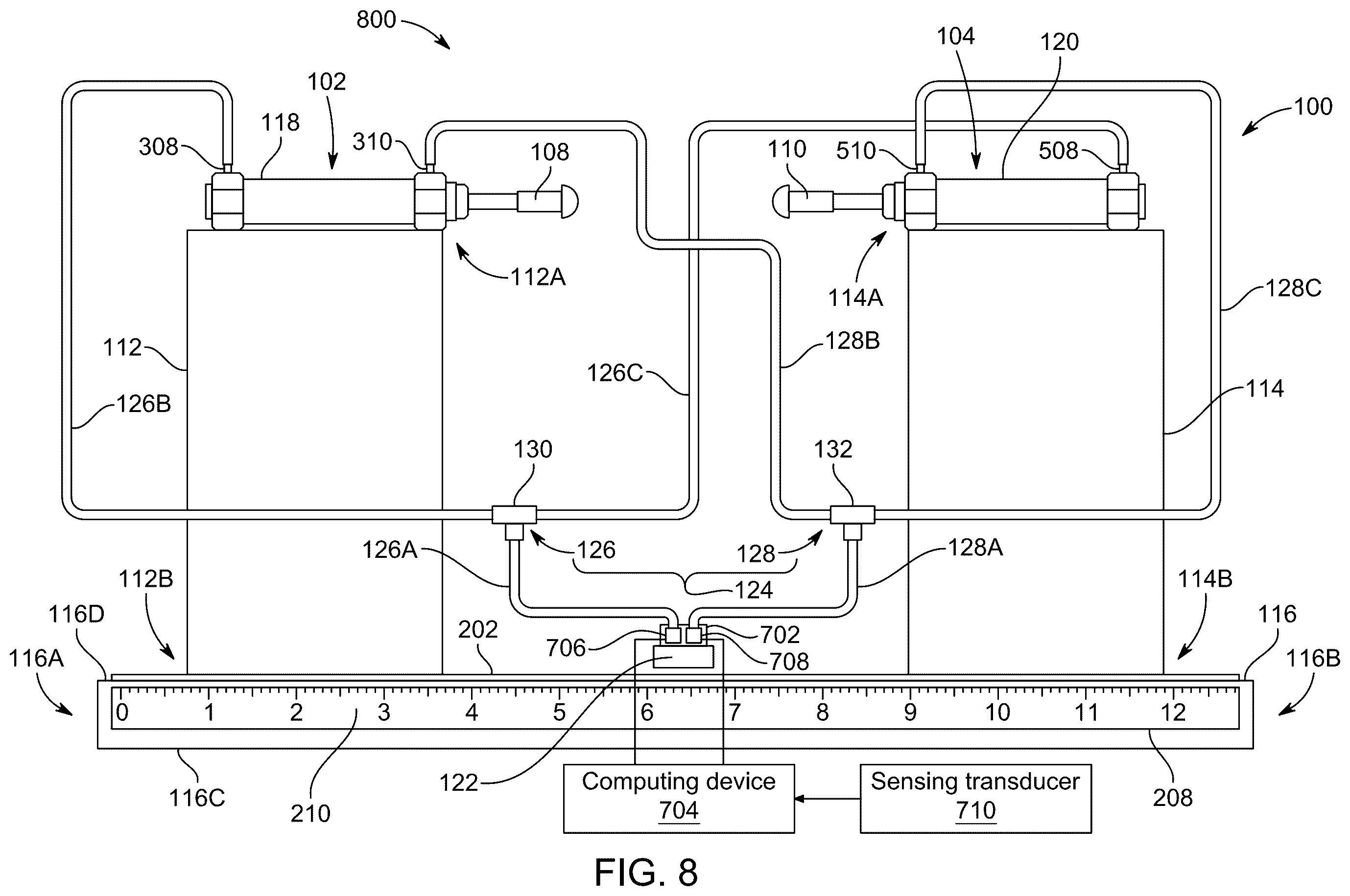 Patent US12174094 Figure 12 – Twin pneumatic hammer