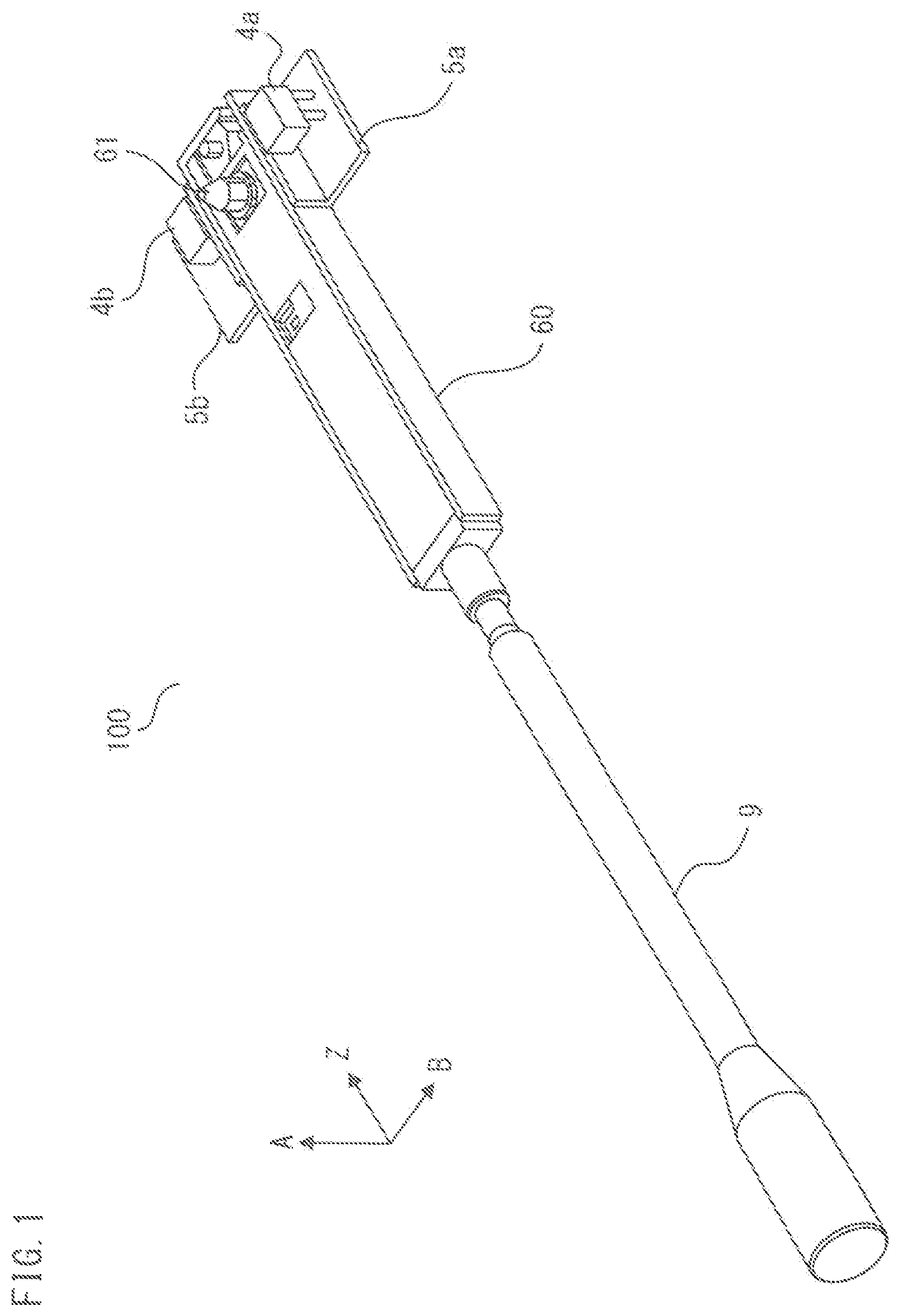 Patent US12174095 Figure 1 – Device for inspecting wedge looseness of rotary electric machine, system for inspecting wedge looseness of rotary electric machine, and method for inspecting wedge looseness of rotary electric machine