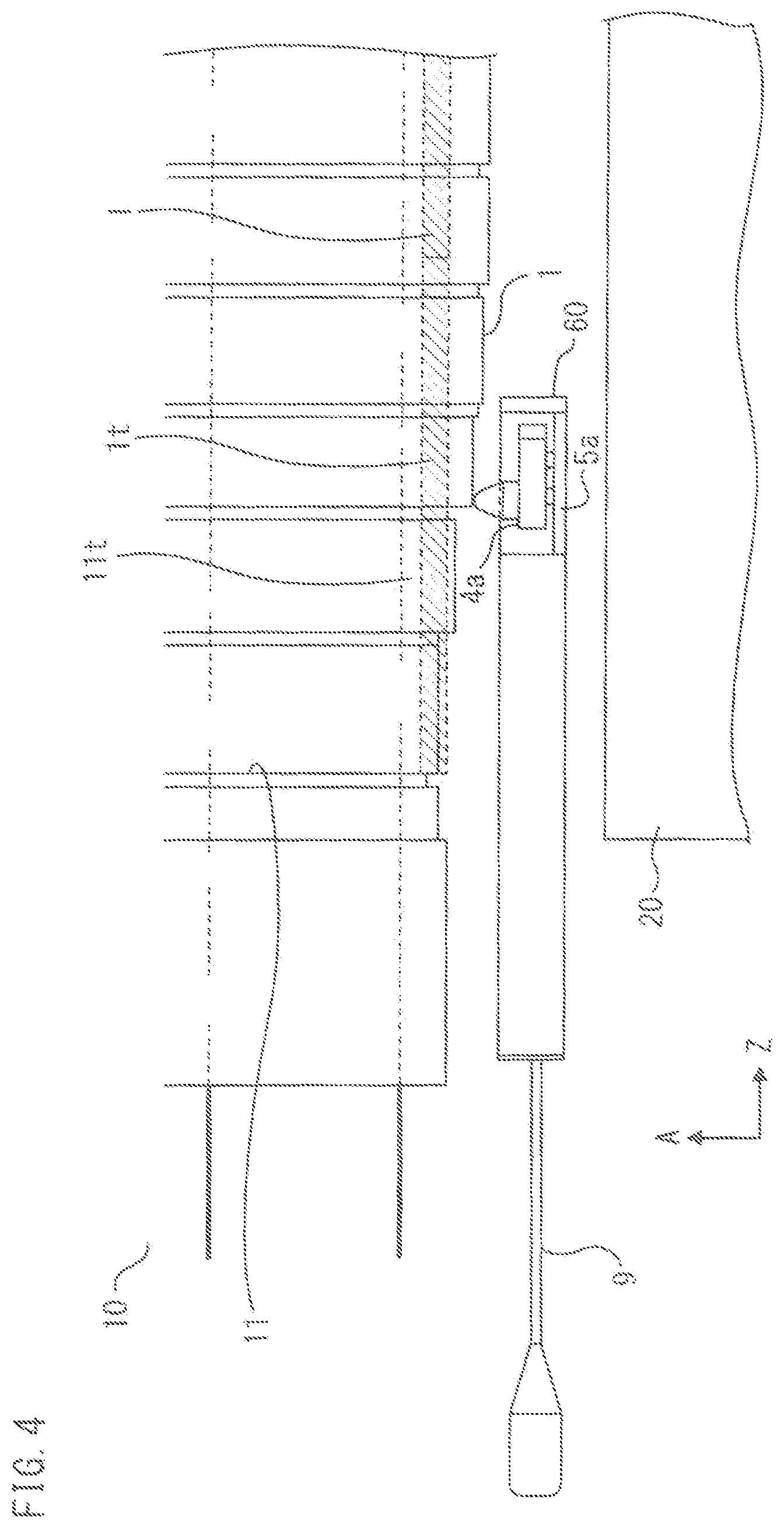 Patent US12174095 Figure 4 – Device for inspecting wedge looseness of rotary electric machine, system for inspecting wedge looseness of rotary electric machine, and method for inspecting wedge looseness of rotary electric machine