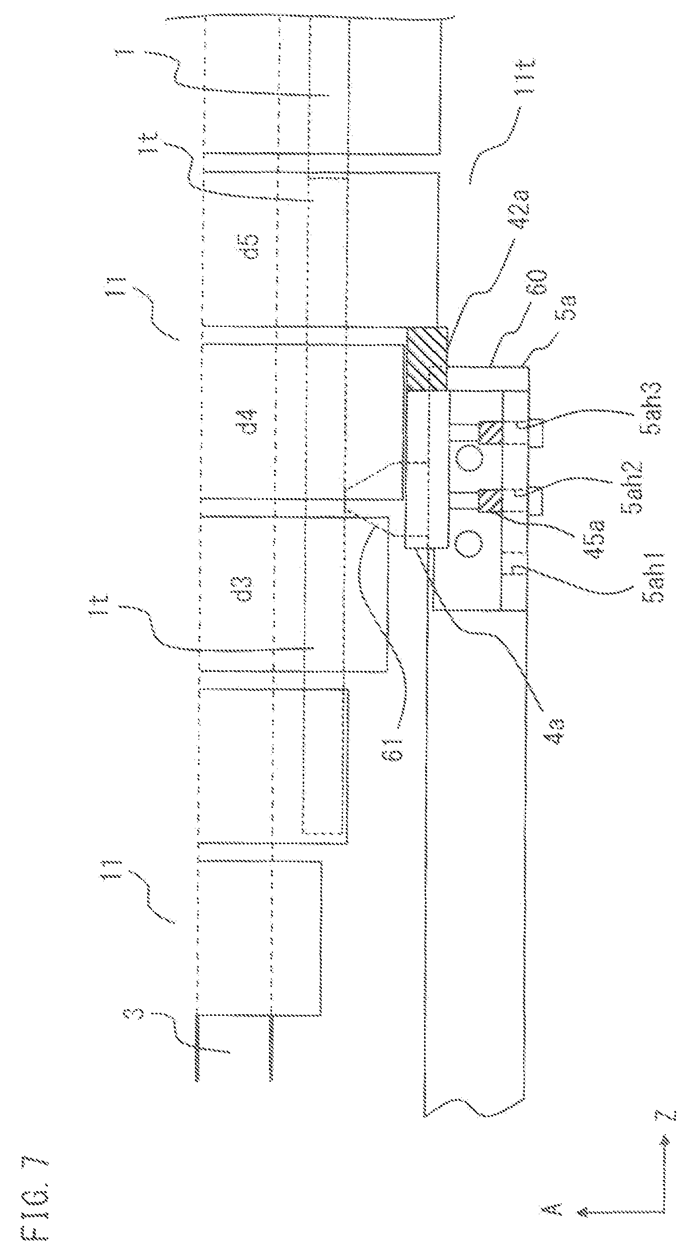 Patent US12174095 Figure 7 – Device for inspecting wedge looseness of rotary electric machine, system for inspecting wedge looseness of rotary electric machine, and method for inspecting wedge looseness of rotary electric machine