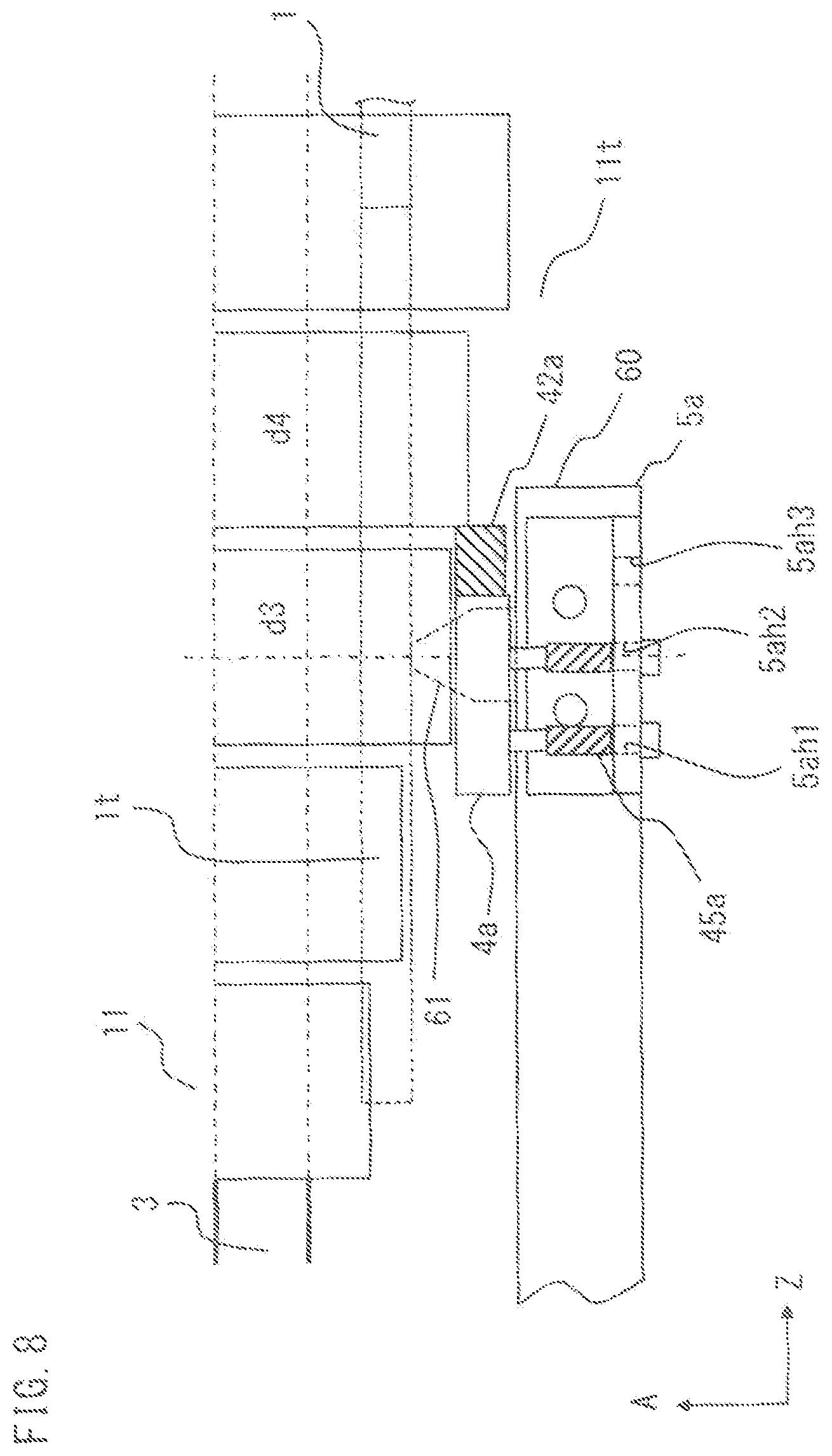 Patent US12174095 Figure 8 – Device for inspecting wedge looseness of rotary electric machine, system for inspecting wedge looseness of rotary electric machine, and method for inspecting wedge looseness of rotary electric machine
