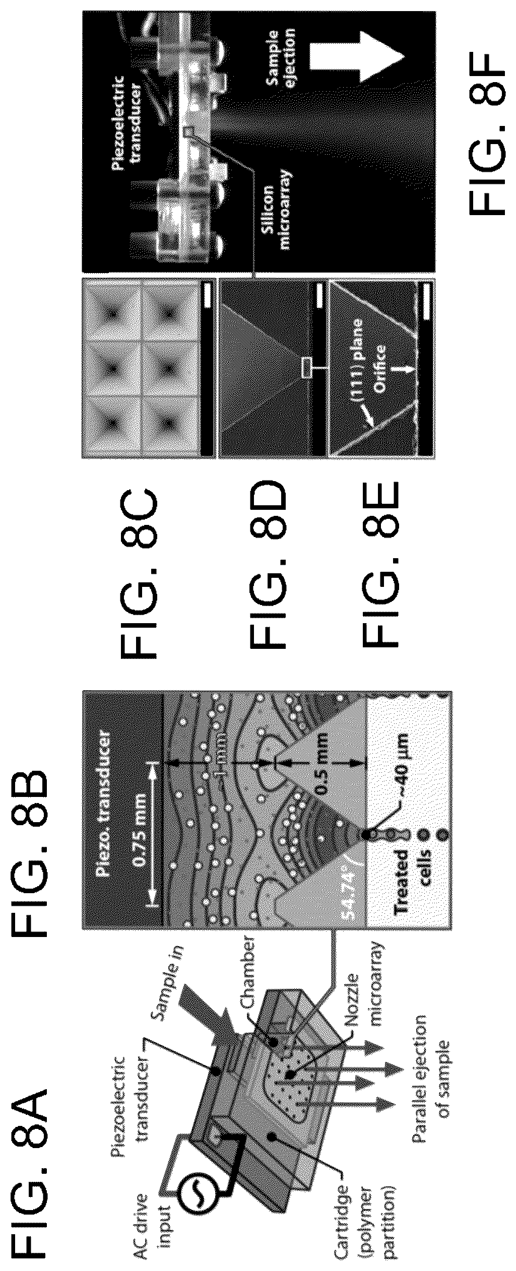 Patent US12174104 Figure 8 – Synthesis, post-modification and separation of biologics using acoustically confined substrates