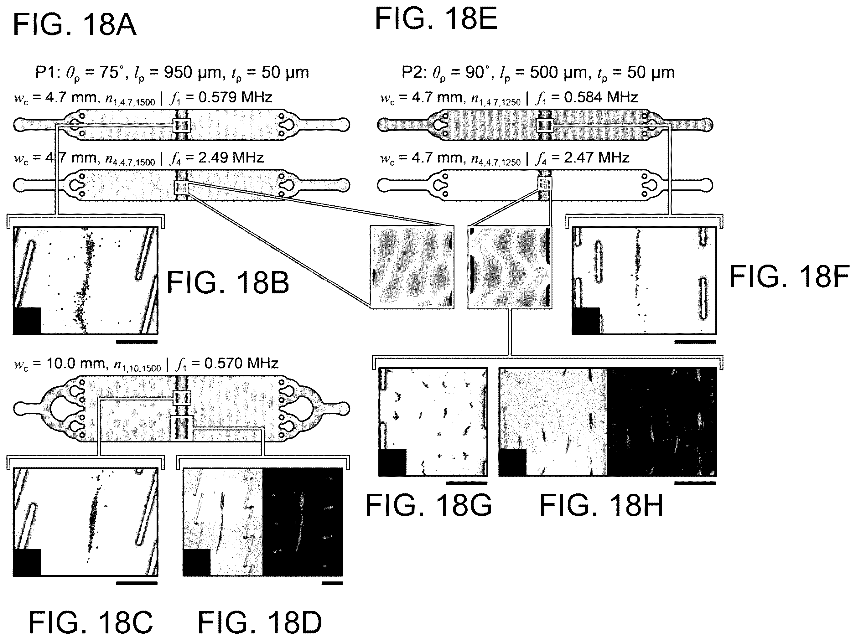 Patent US12174104 Figure 18 – Synthesis, post-modification and separation of biologics using acoustically confined substrates