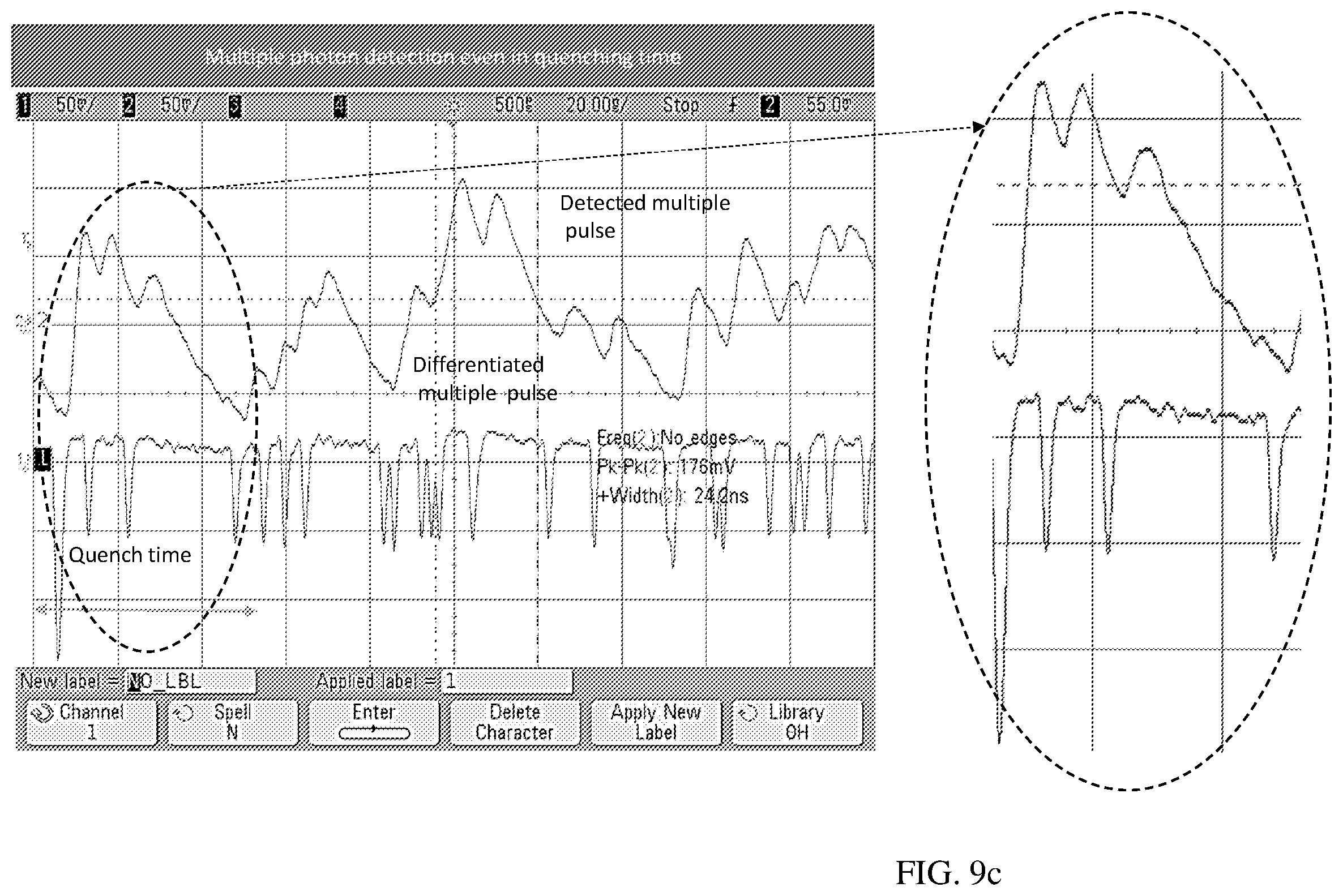 Patent US12174105 Figure 11 – Photon signal processing for particle detection