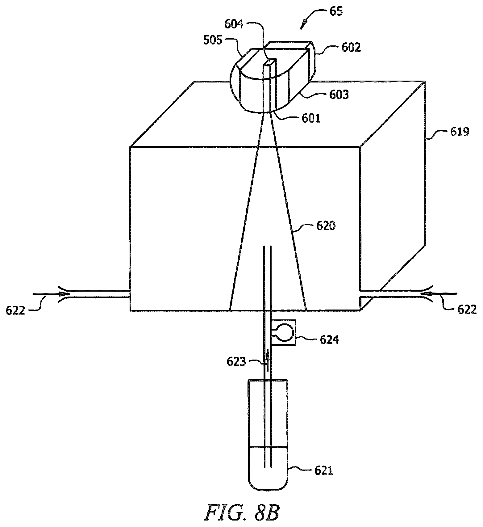 Patent US12174107 Figure 10 – Flow cytometer