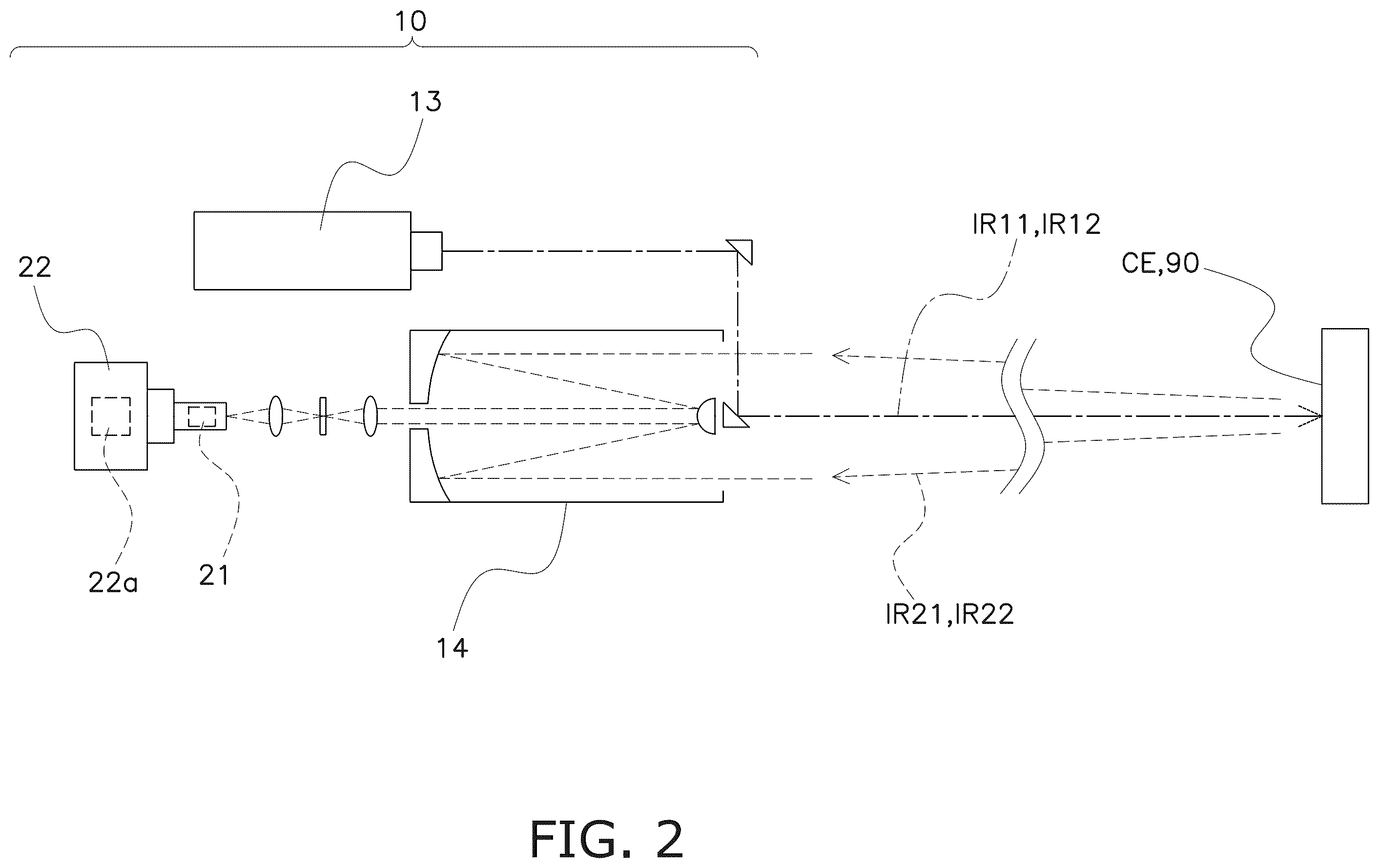 Patent US12174112 Figure 2 – Gas detector and leakage-gas detection system
