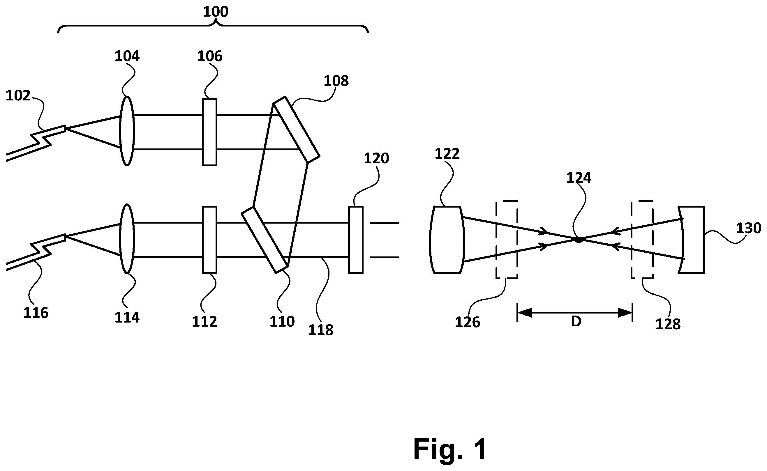 Patent US12174122 Figure 1 – Intensity calibration of multipass raman systems using standard reference materials