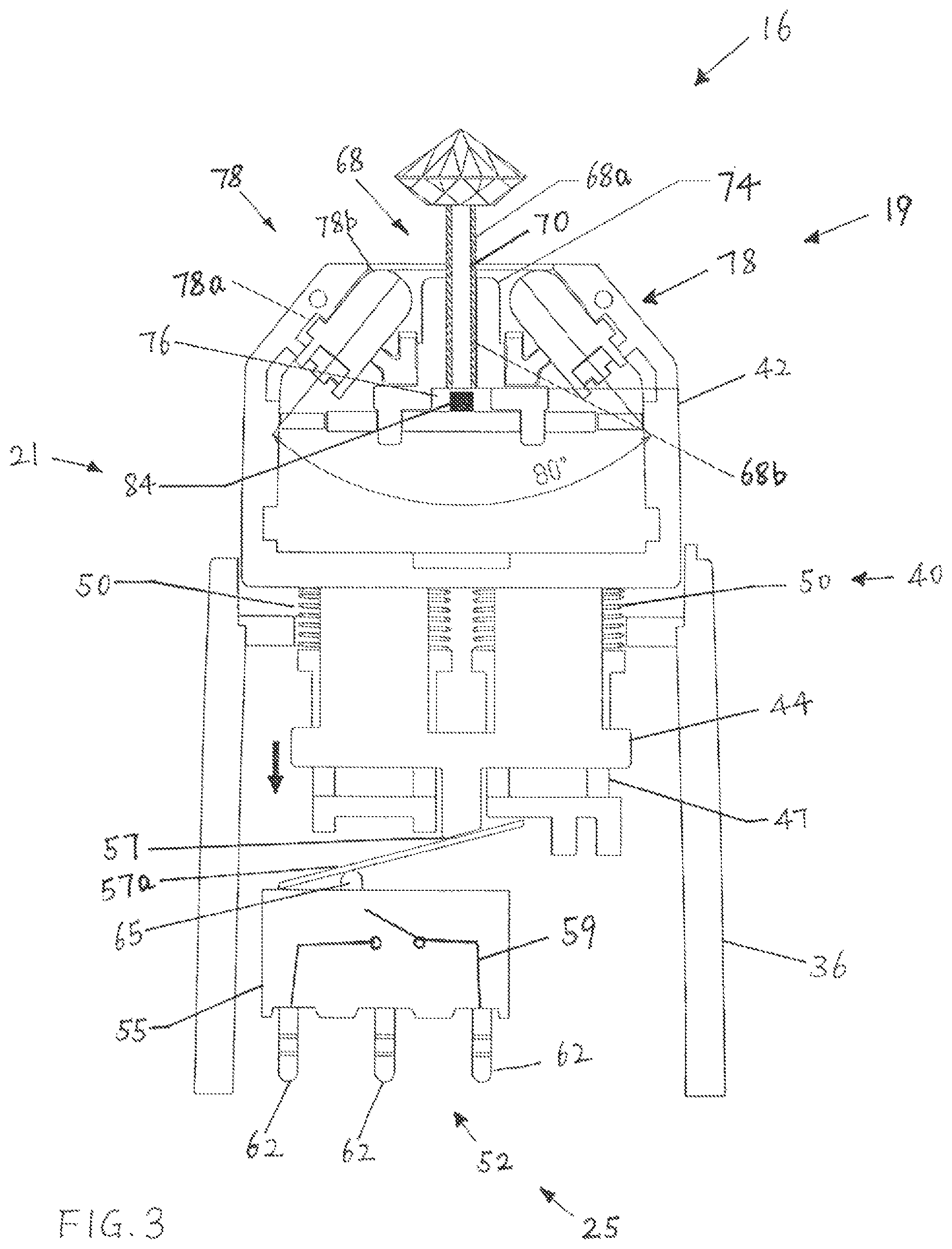 Patent US12174126 Figure 3 – Gemstone testing apparatus