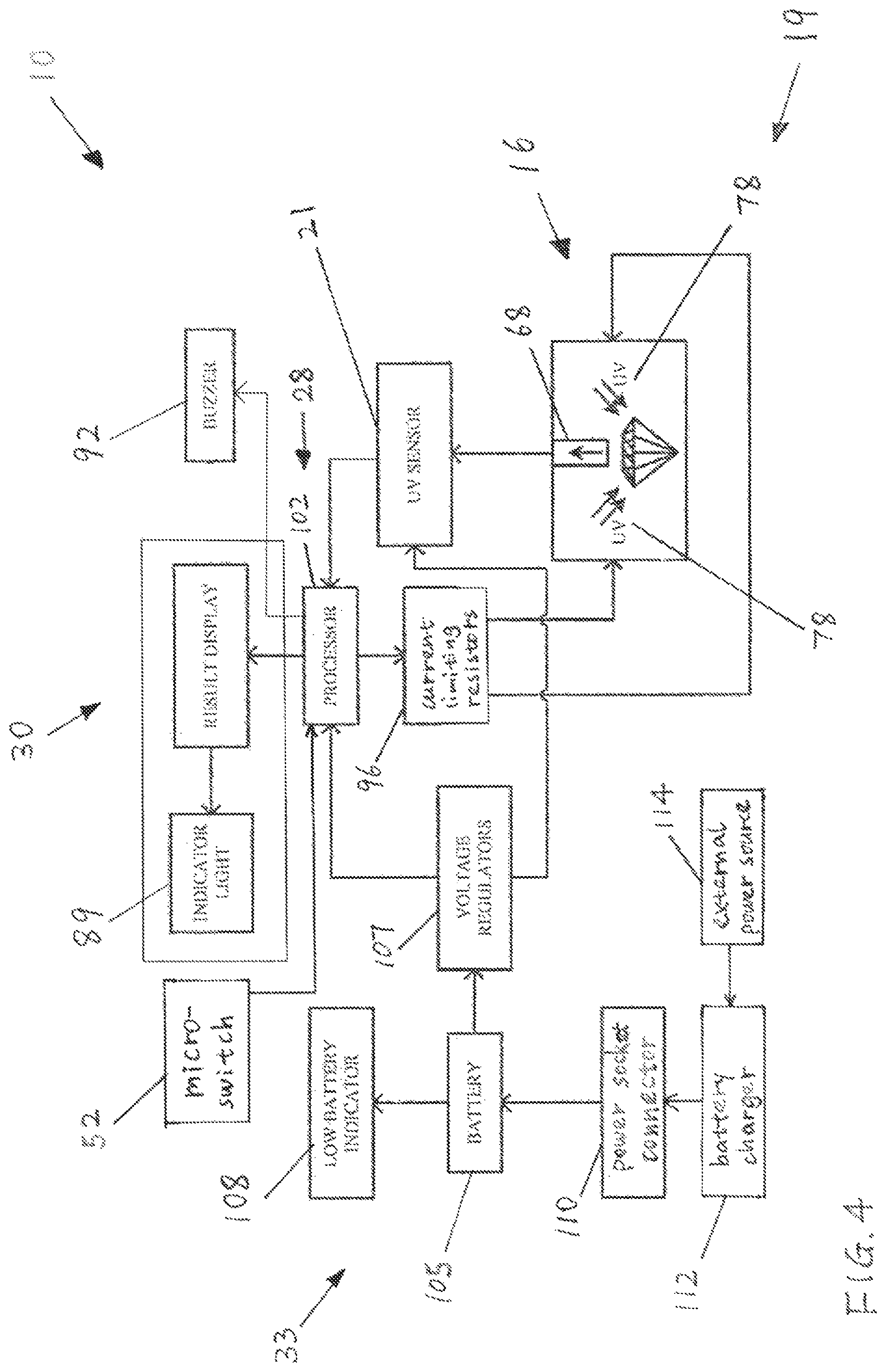 Patent US12174126 Figure 4 – Gemstone testing apparatus