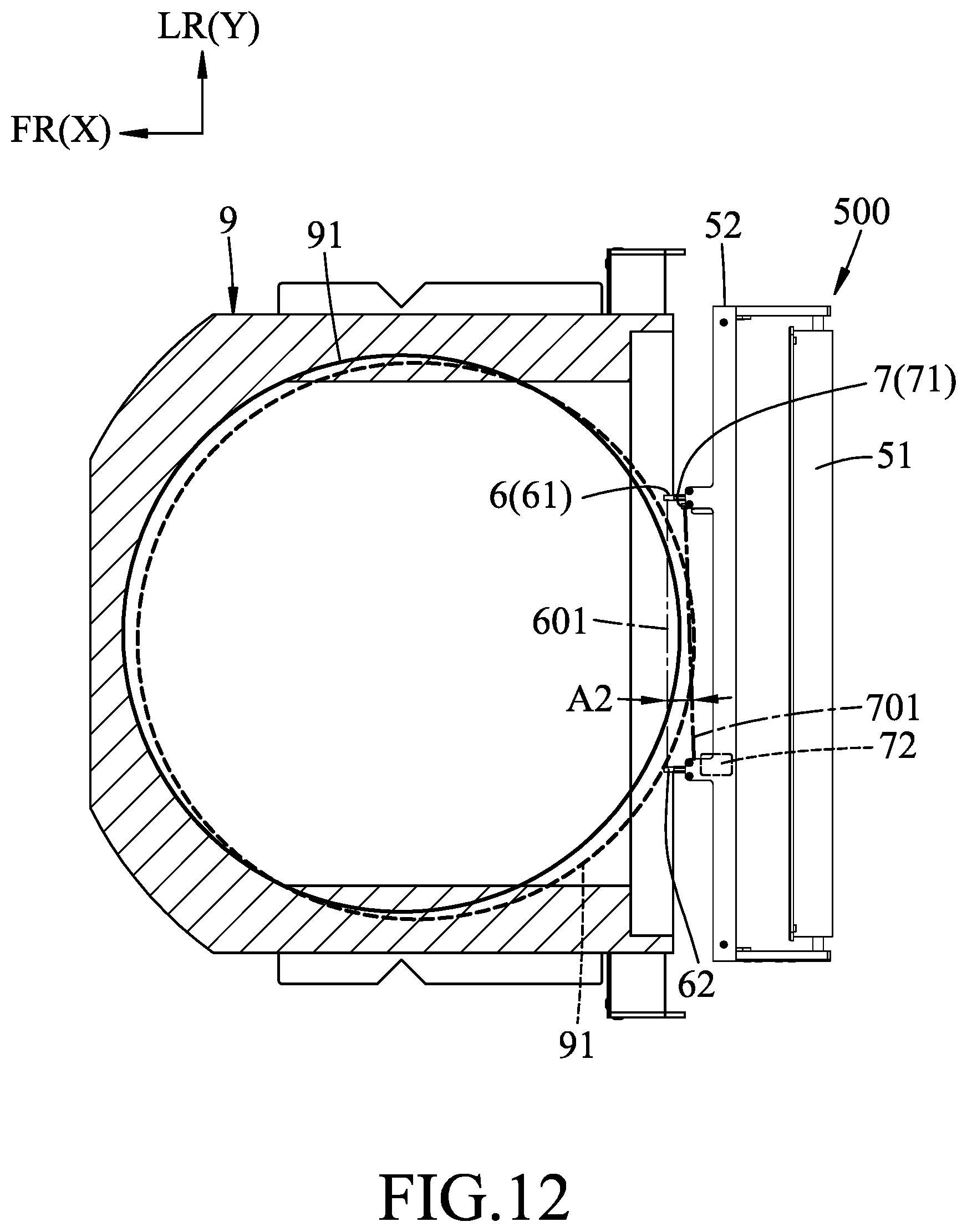 Patent US12174127 Figure 12 – Mapping device and a loadport having the same