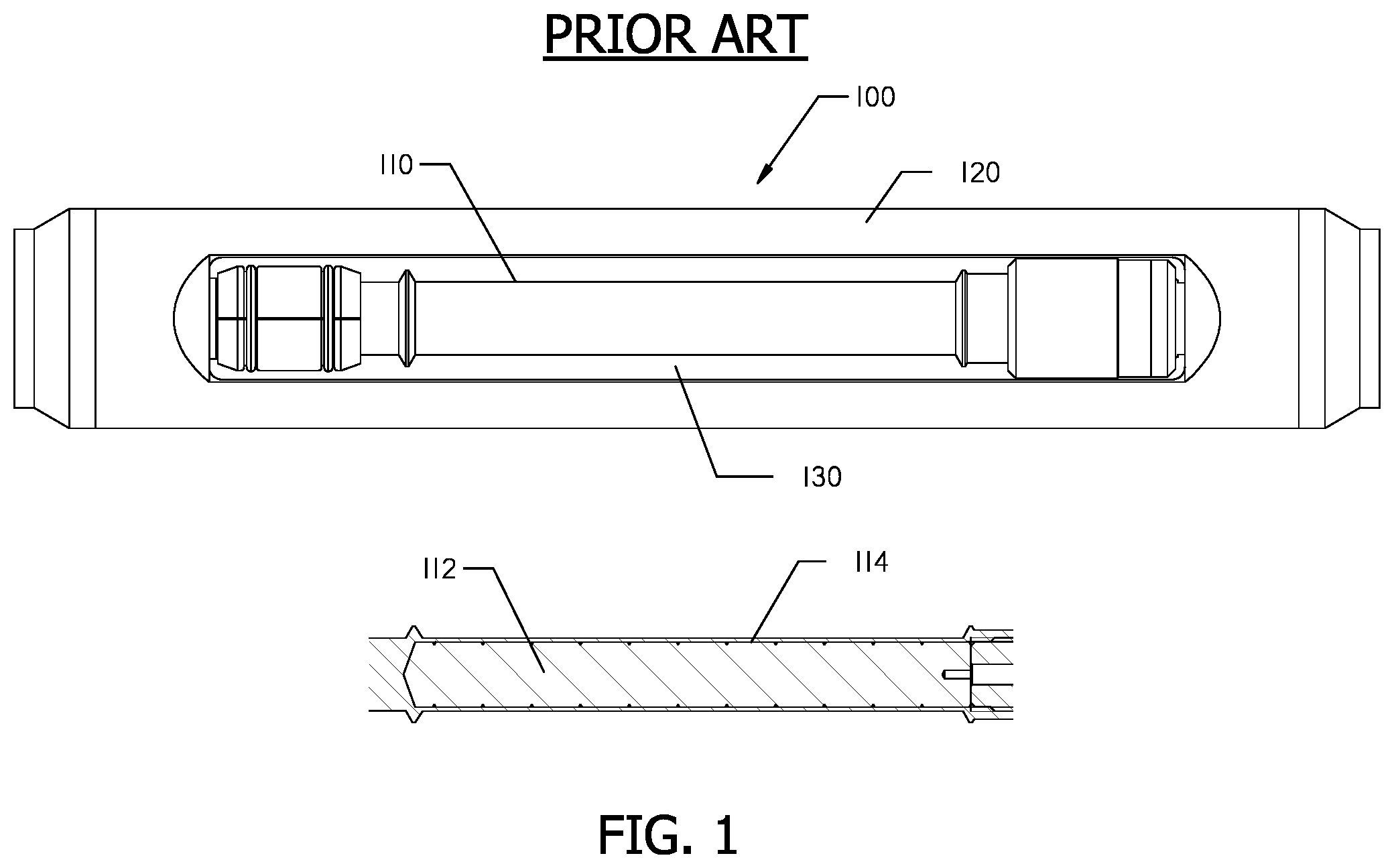 Patent US12174138 Figure 1 – Wet gas capacitance probe