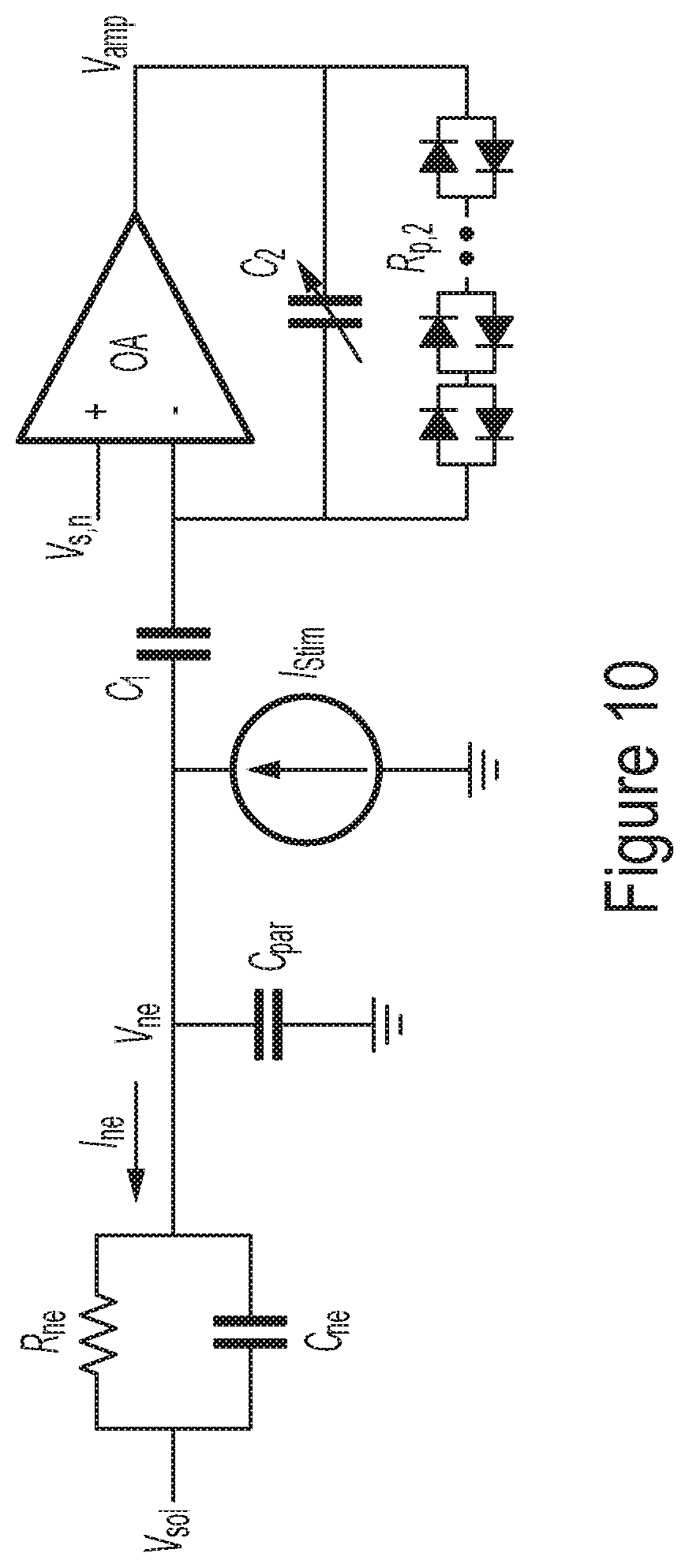 Patent US12174140 Figure 18 – Electronic circuits for analyzing electrogenic cells and related methods