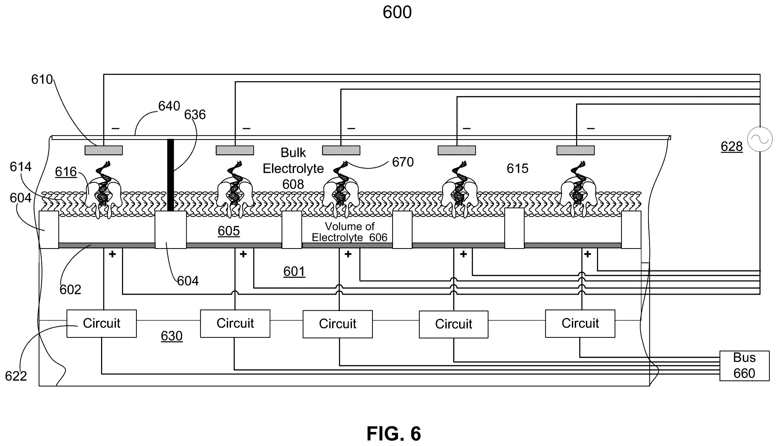Patent US12174141 Figure 6 – Phased nanopore array
