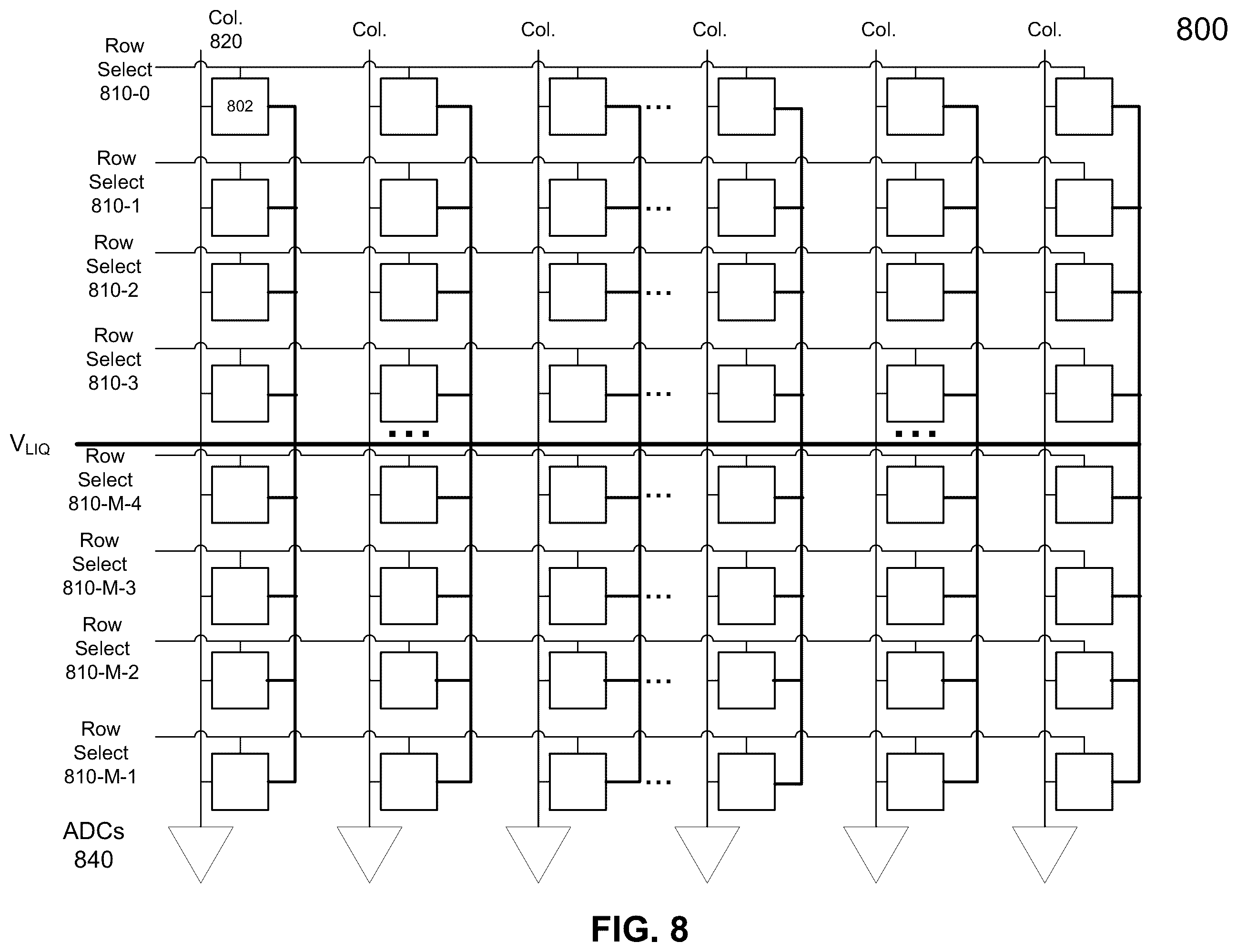 Patent US12174141 Figure 8 – Phased nanopore array