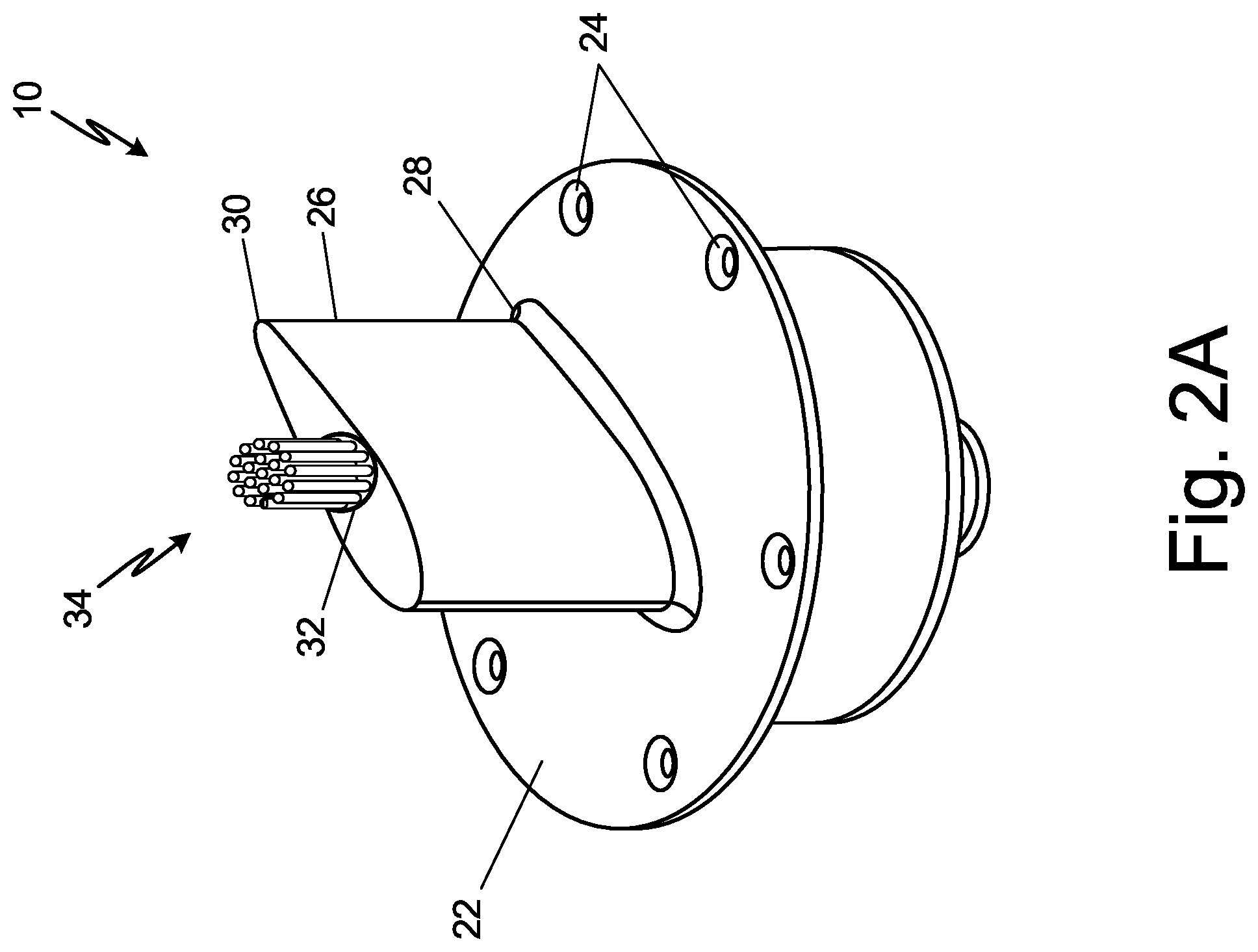 Patent US12174149 Figure 2 – Variable shape sensing element of a magnetostrictive oscillating ice detector sensor for improved ice collection efficiency using additive manufacturing
