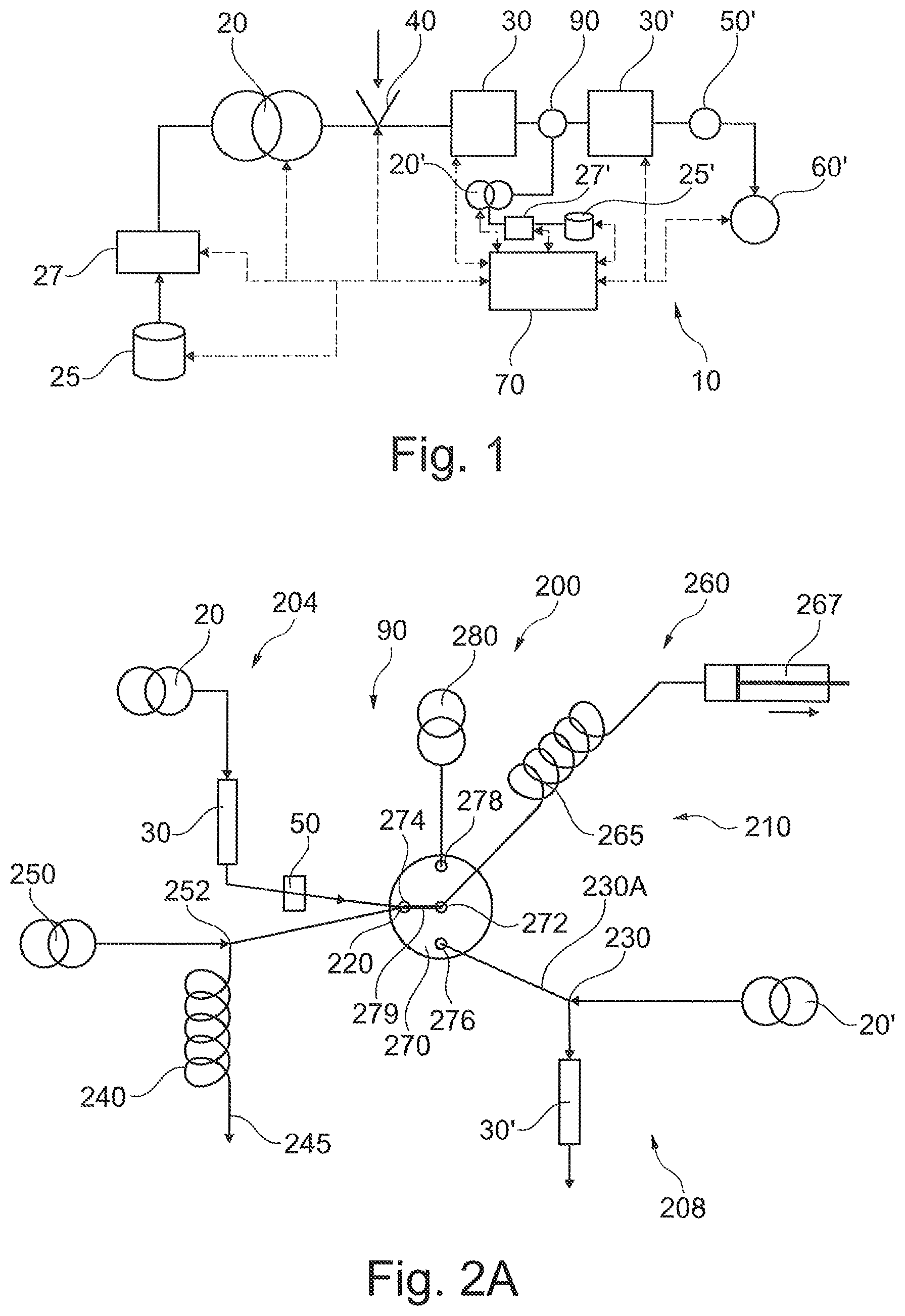 Patent US12174160 — Fluid processing with withdraw-transfer modulation — Figure 1
