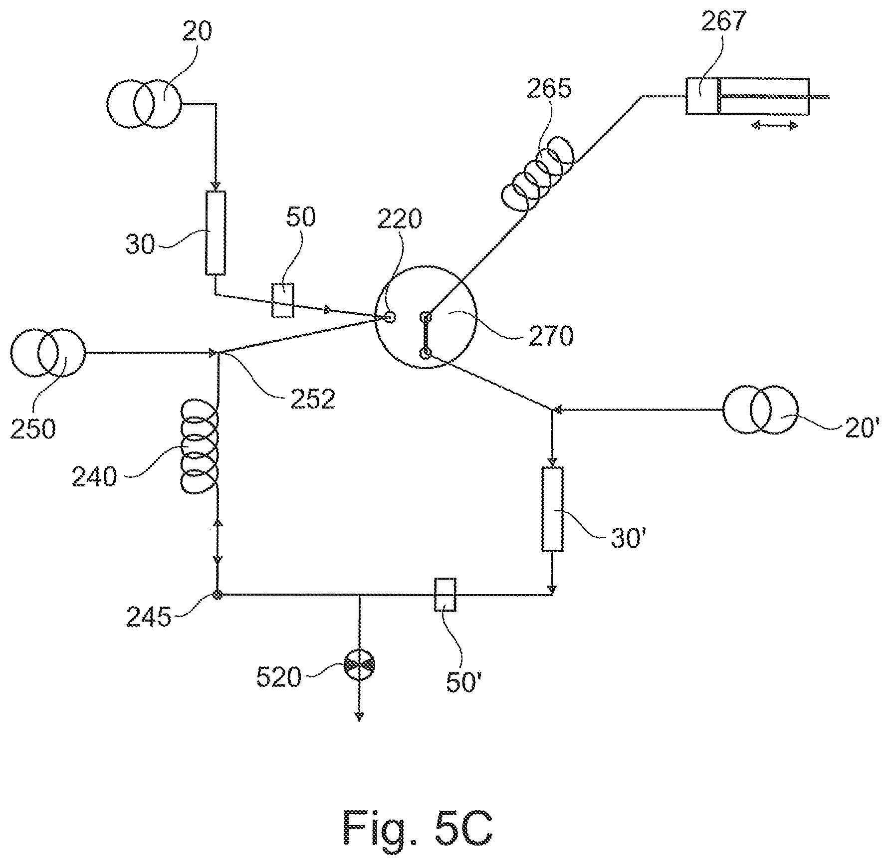 Patent US12174160 Figure 7 – Fluid processing with withdraw-transfer modulation