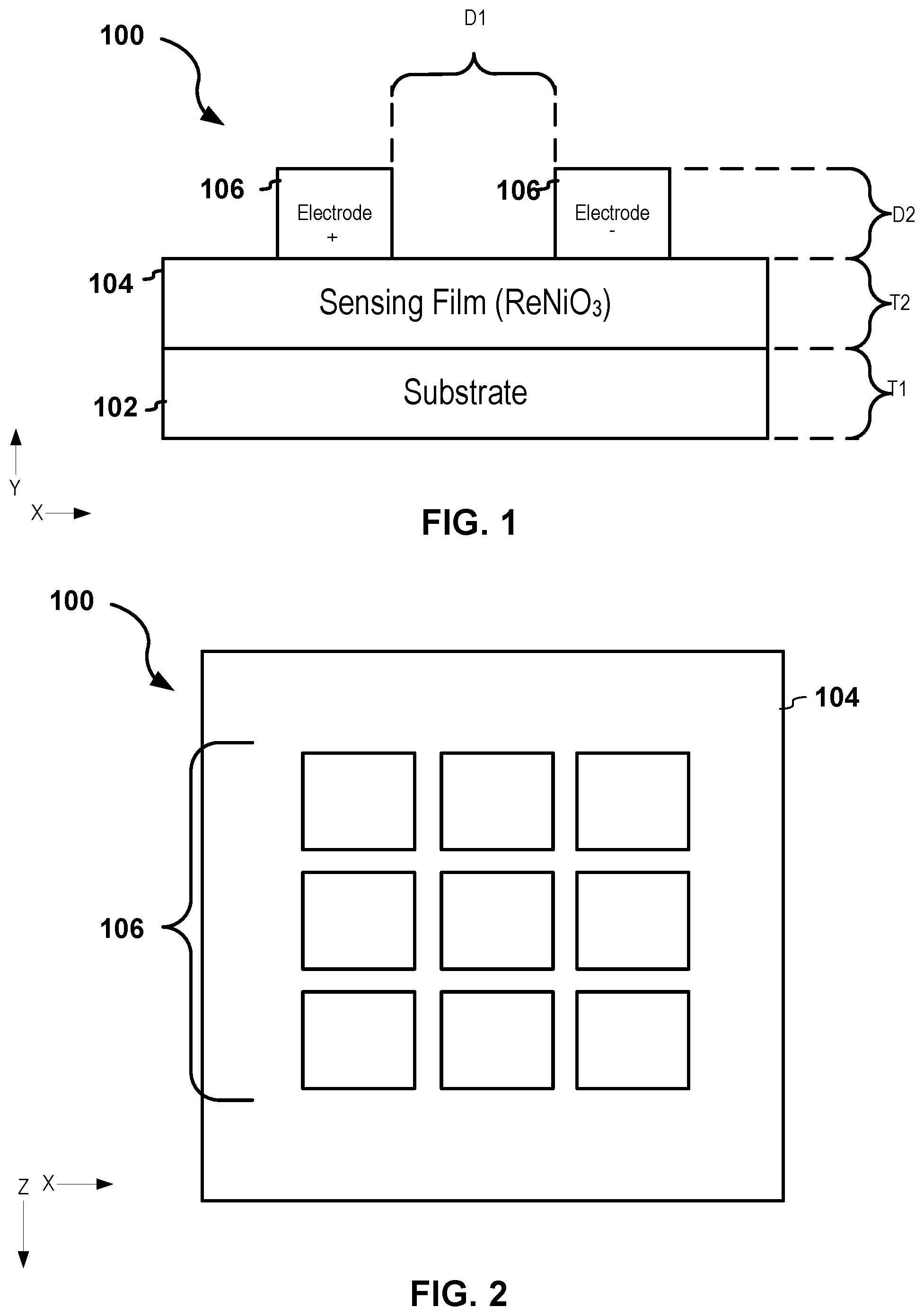 Patent US12174167 Figure 1 – Microstructurally engineered perovskite gas sensor