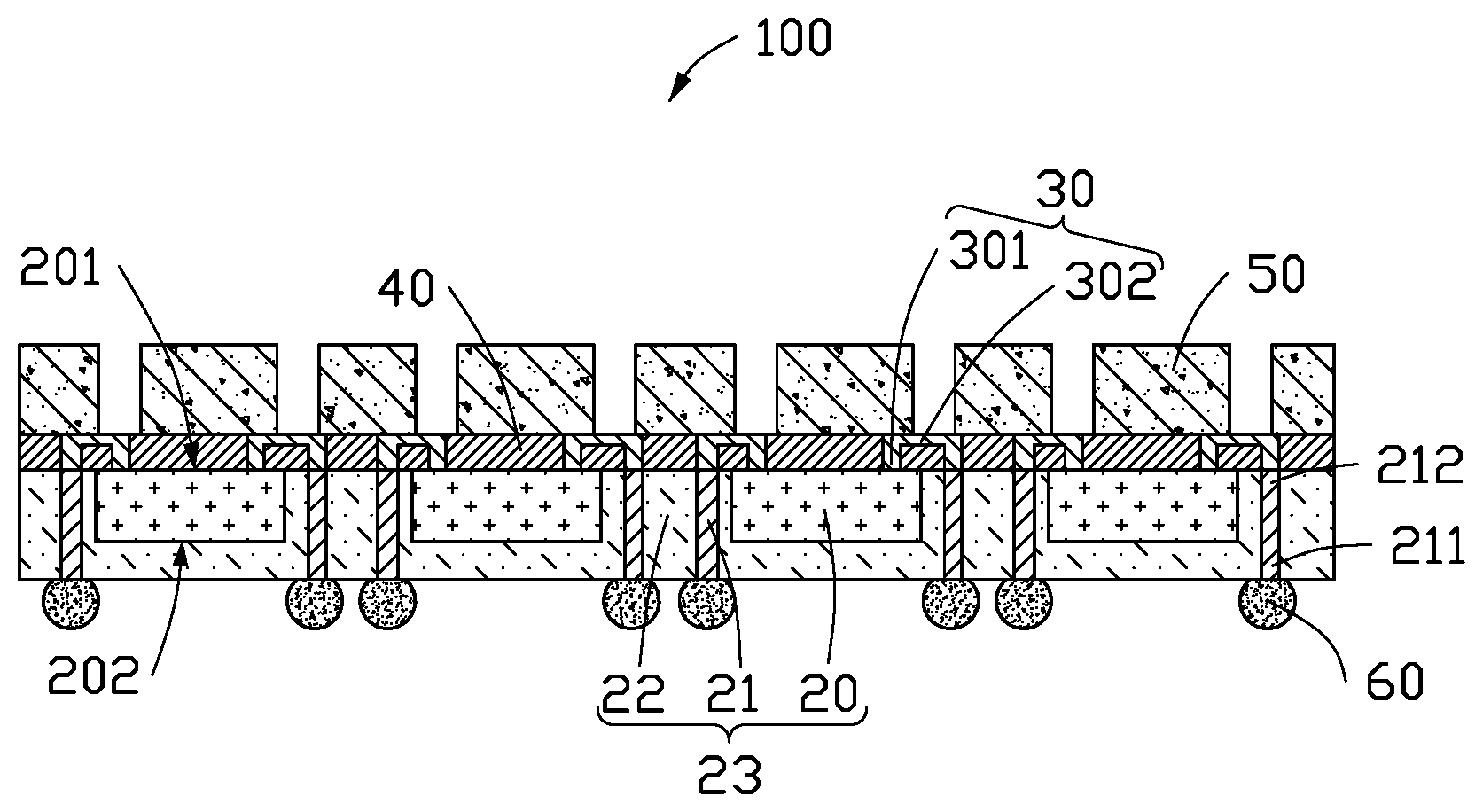 Patent US12174170 Figure 1 – Biochip packaging structure