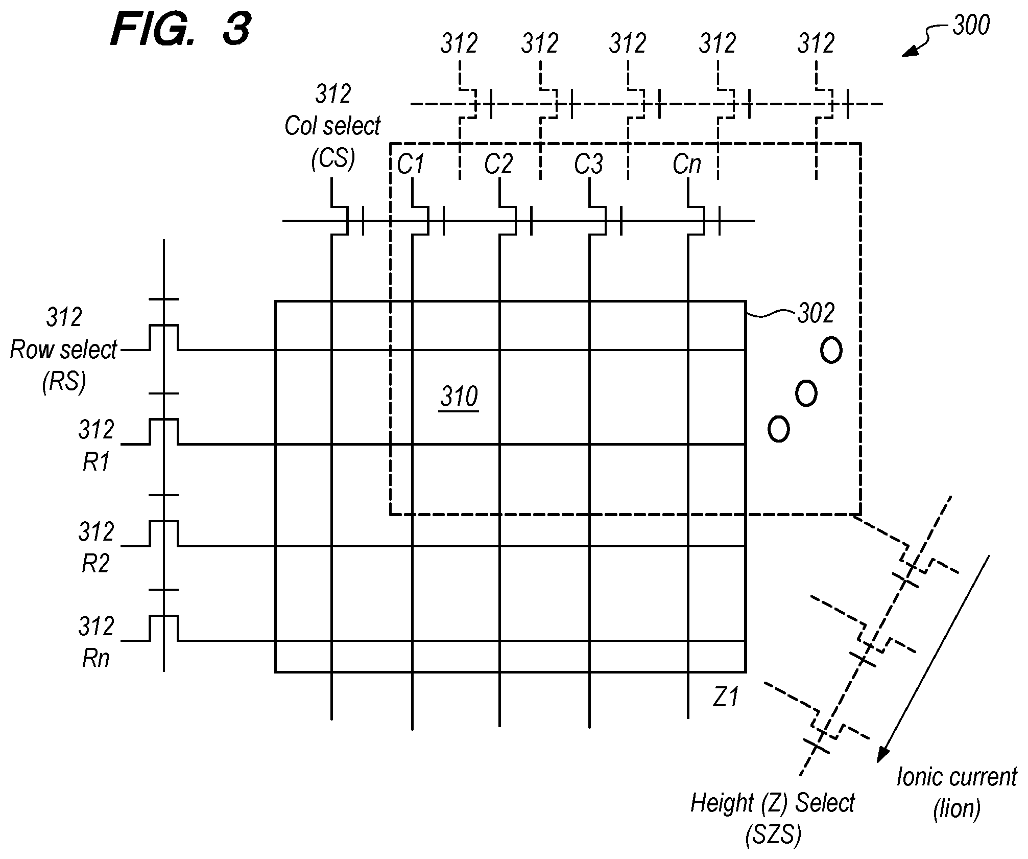 Patent US12174171 Figure 4 – Nanopore device and methods of electrical array addressing and sensing