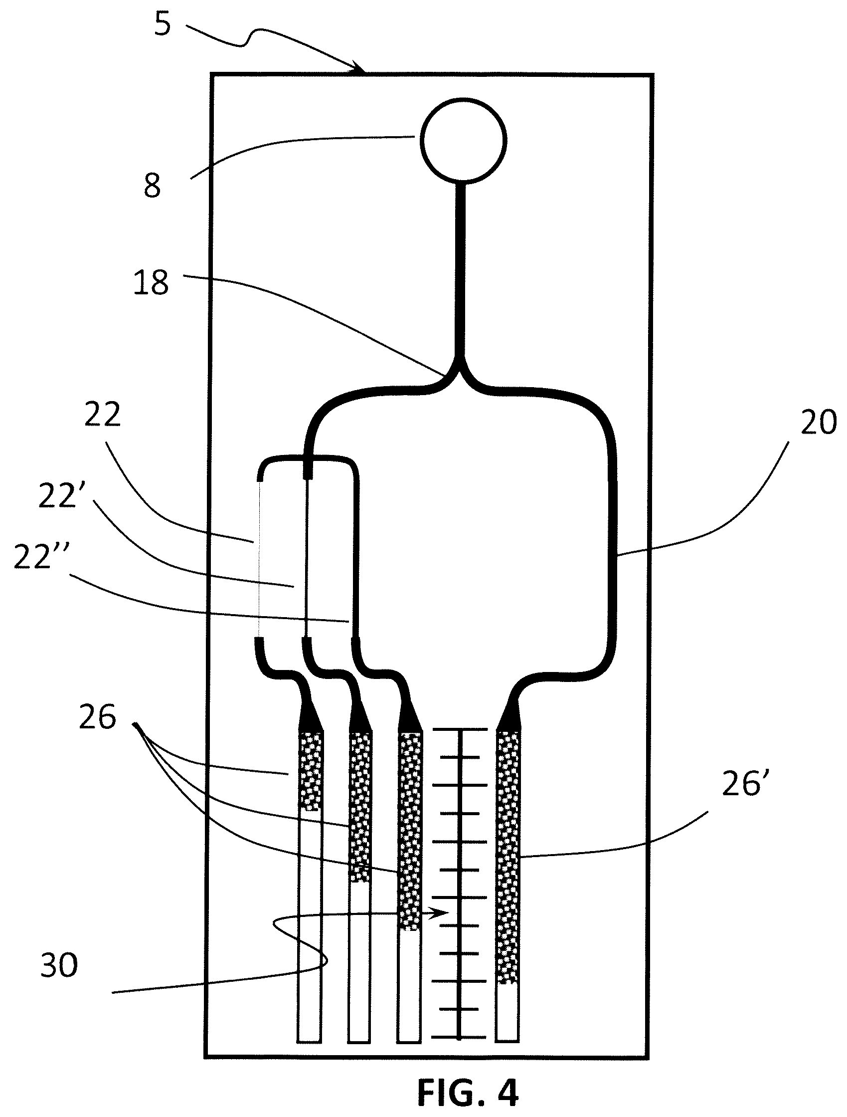 Patent US12174179 Figure 4 – Devices and methods for detection and quantification of immunological proteins, pathogenic and microbial agents and cells