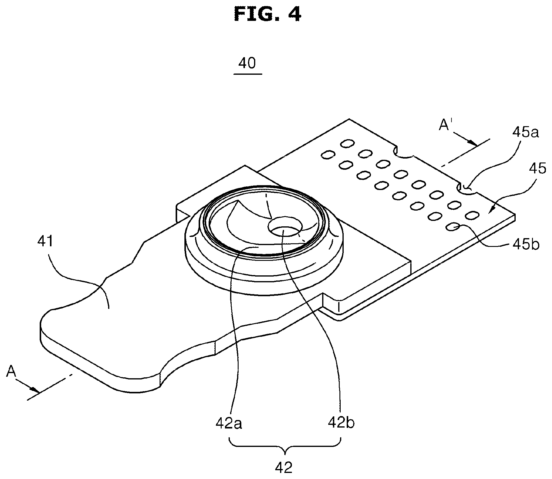 Patent US12174180 Figure 4 – Fluid test cartridge, fluid test apparatus including the same, and method for controlling the fluid test apparatus