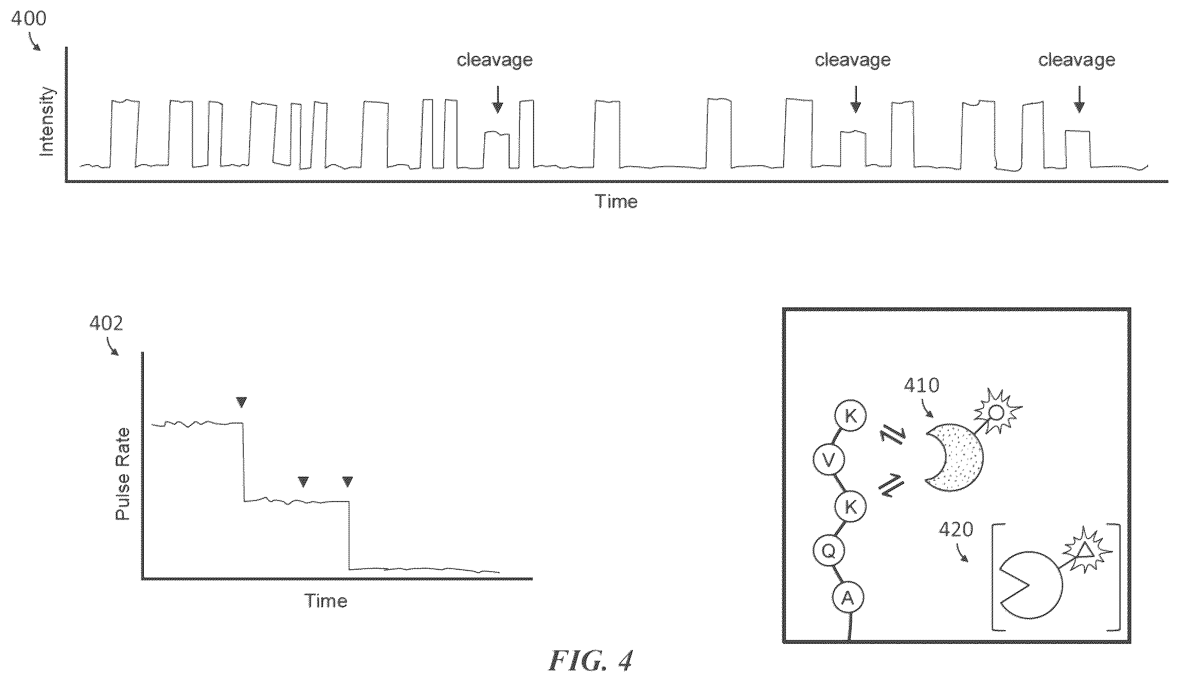 Patent US12174196 Figure 7 – Methods and compositions for protein sequencing