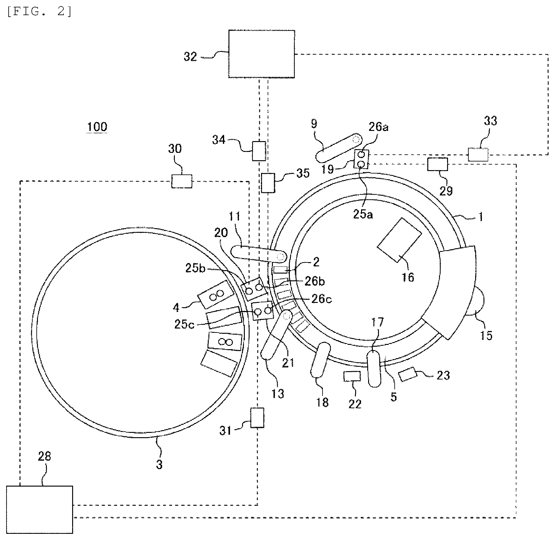 Patent US12174210 Figure 2 – Automated analyzer and cleaning method