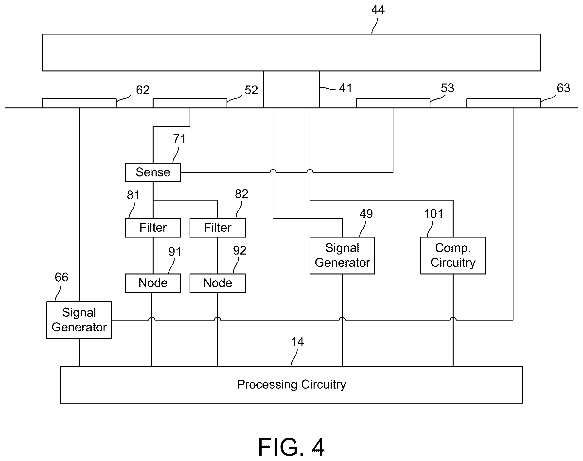Patent US12174215 Figure 4 – MEMS sensor with compensation of residual voltage