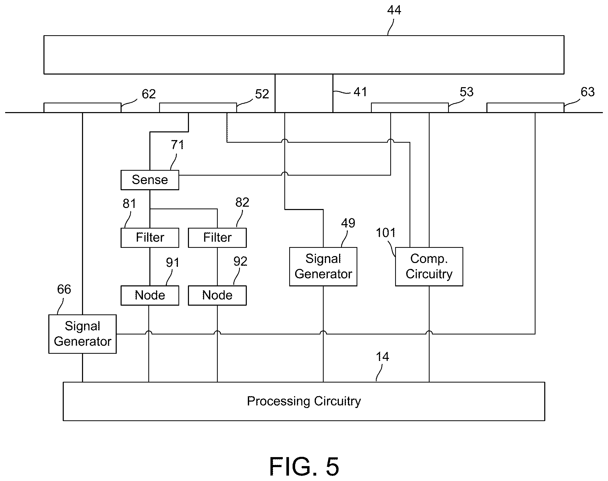 Patent US12174215 Figure 5 – MEMS sensor with compensation of residual voltage