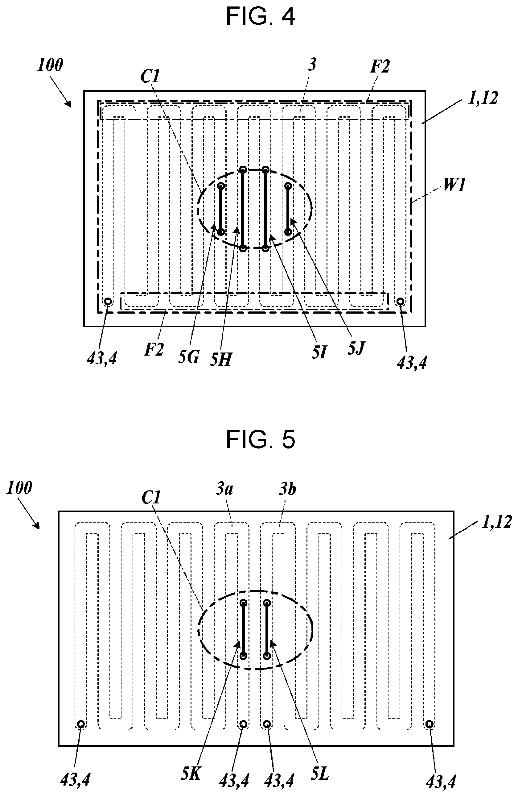 Patent US12174220 Figure 4 – Heater substrate, probe card substrate, and probe card