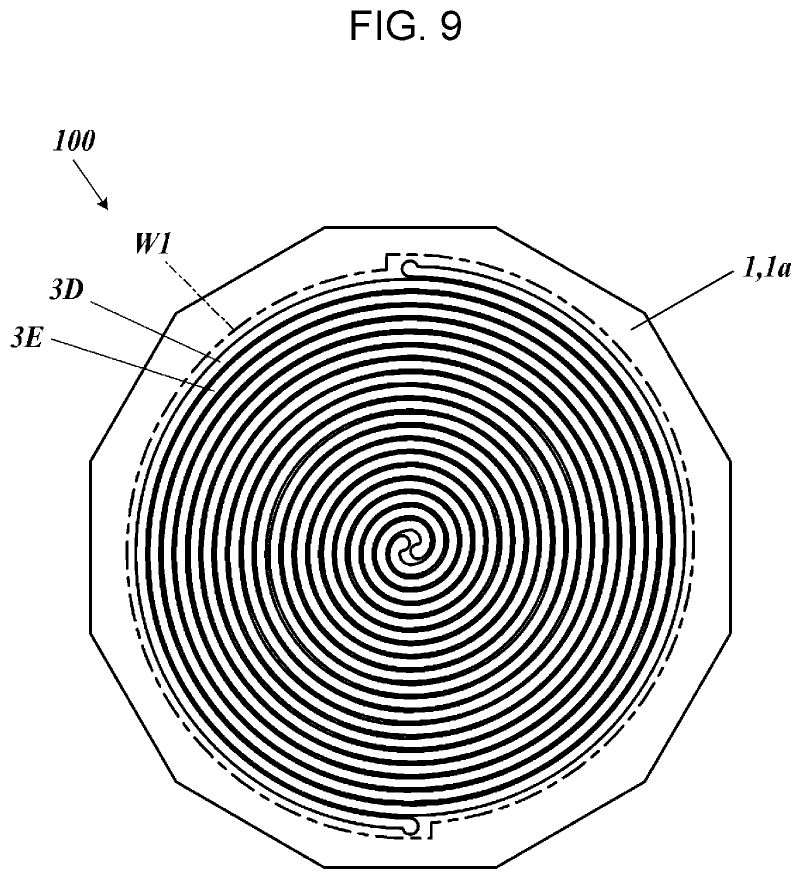 Patent US12174220 Figure 8 – Heater substrate, probe card substrate, and probe card