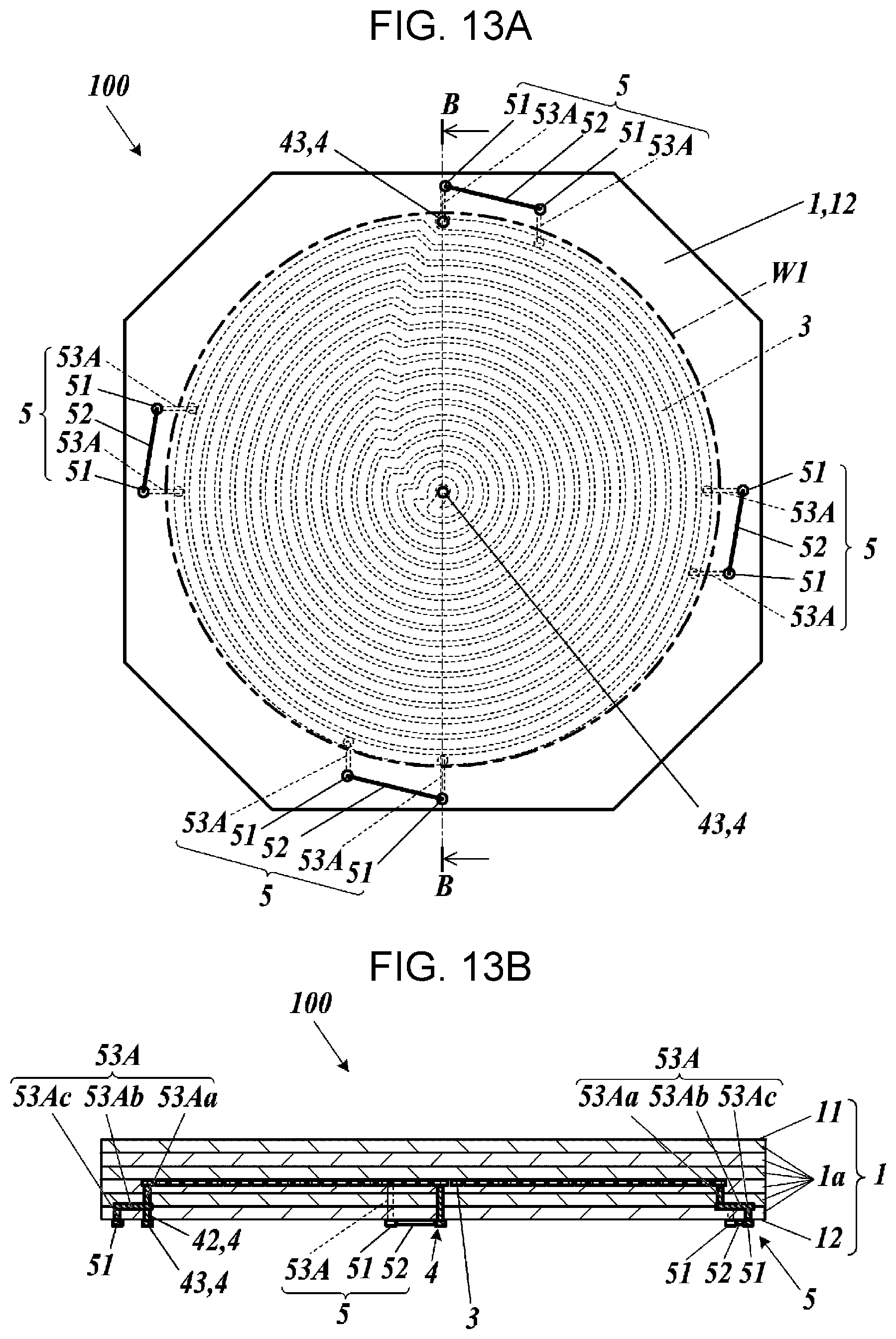 Patent US12174220 Figure 12 – Heater substrate, probe card substrate, and probe card