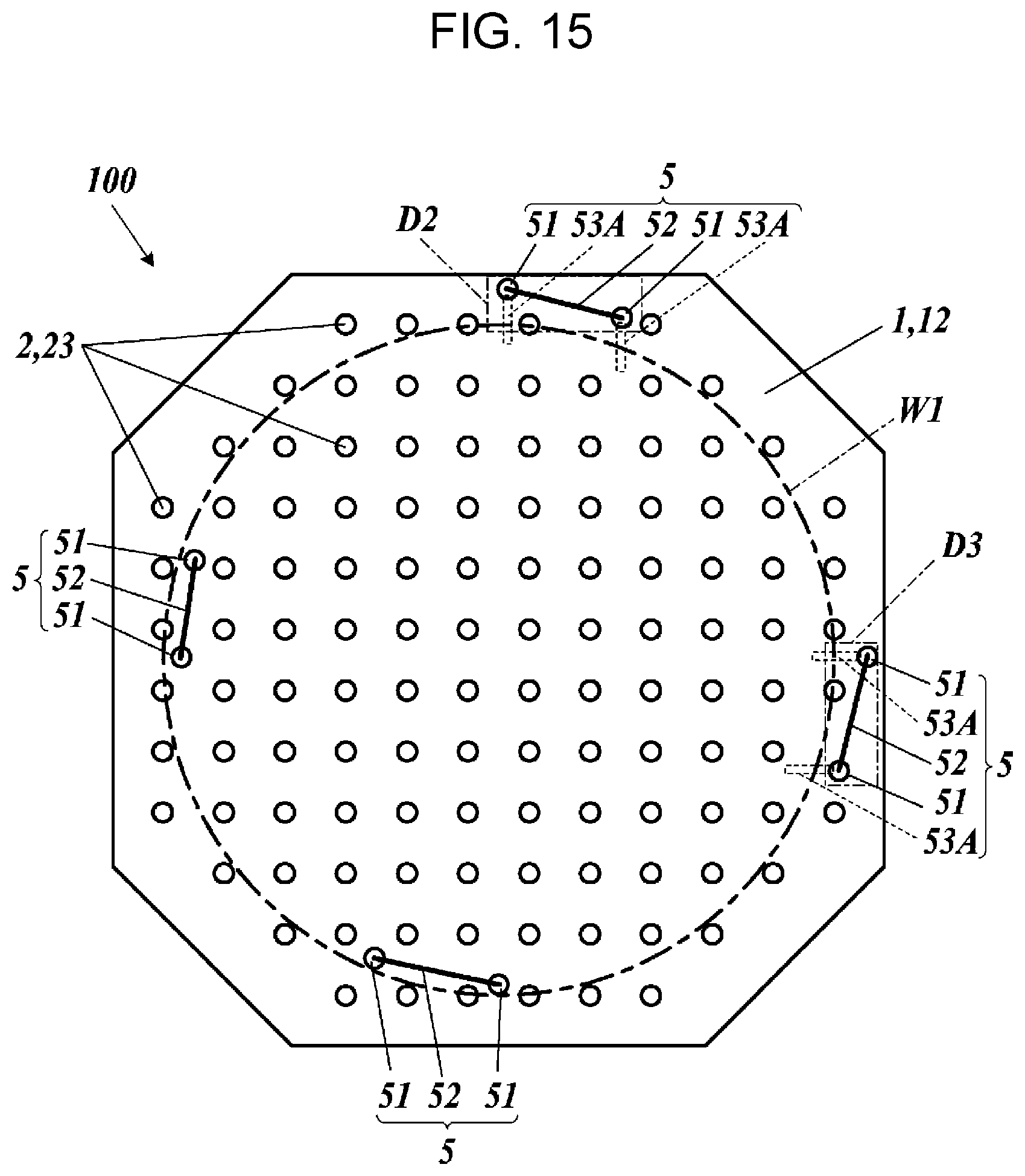 Patent US12174220 Figure 14 – Heater substrate, probe card substrate, and probe card