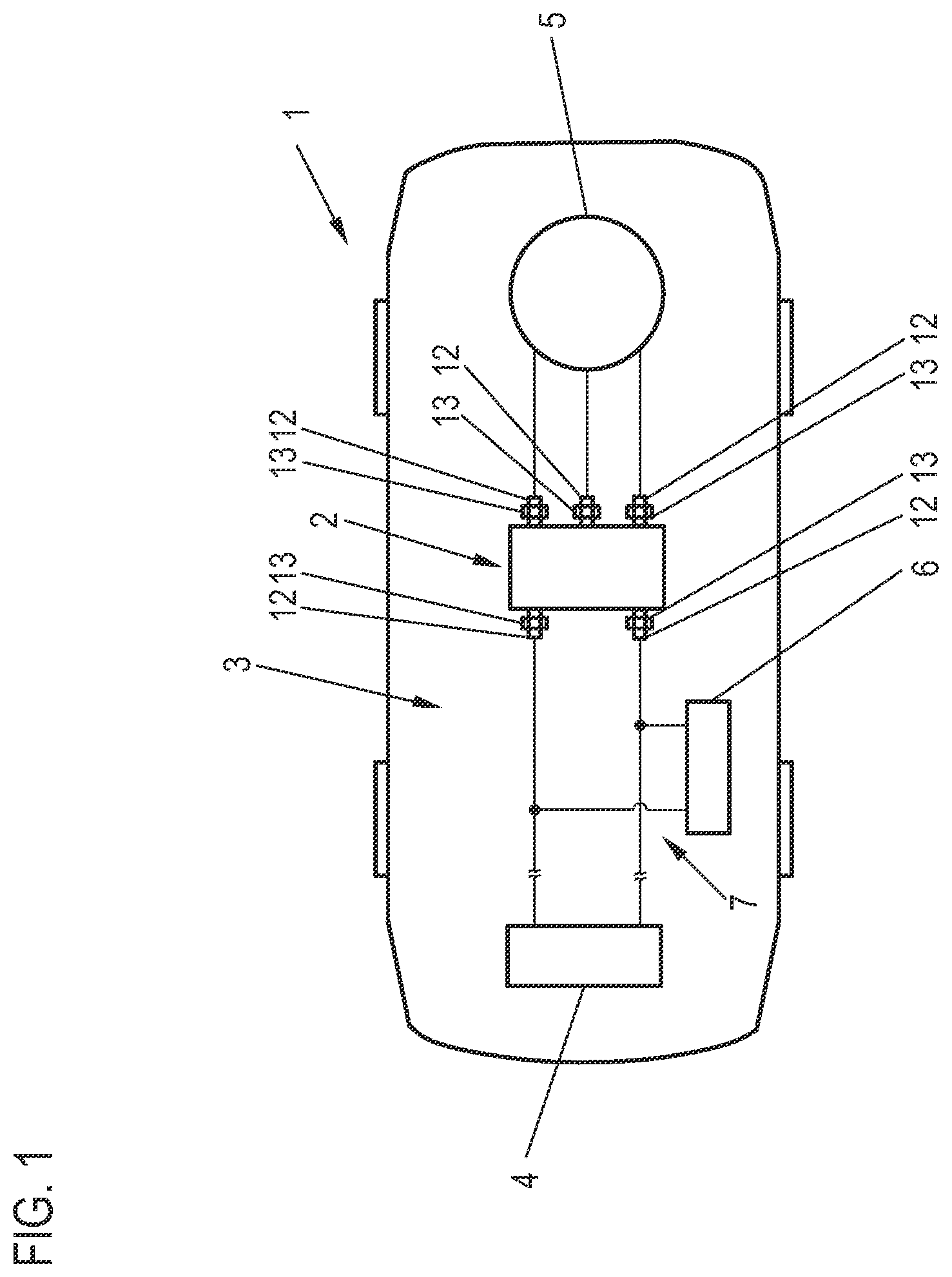 Patent US12174221 Figure 1 – Method for producing a pulse inverter, current measuring device for a pulse inverter, pulse inverter and motor vehicle