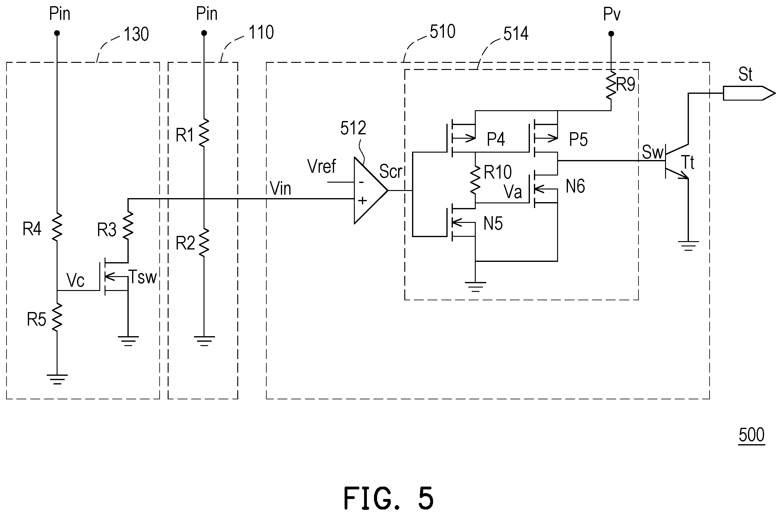 Patent US12174222 Figure 5 – Voltage detection device