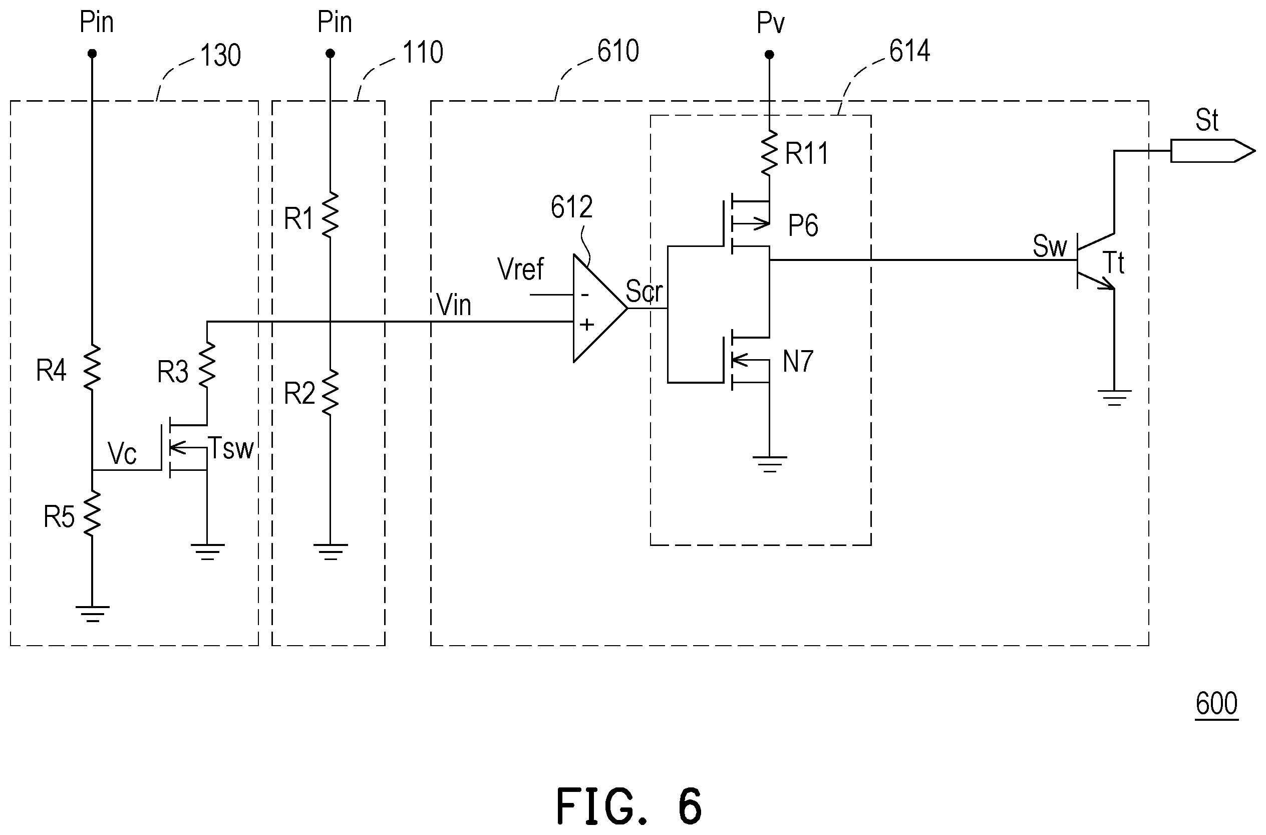 Patent US12174222 Figure 6 – Voltage detection device